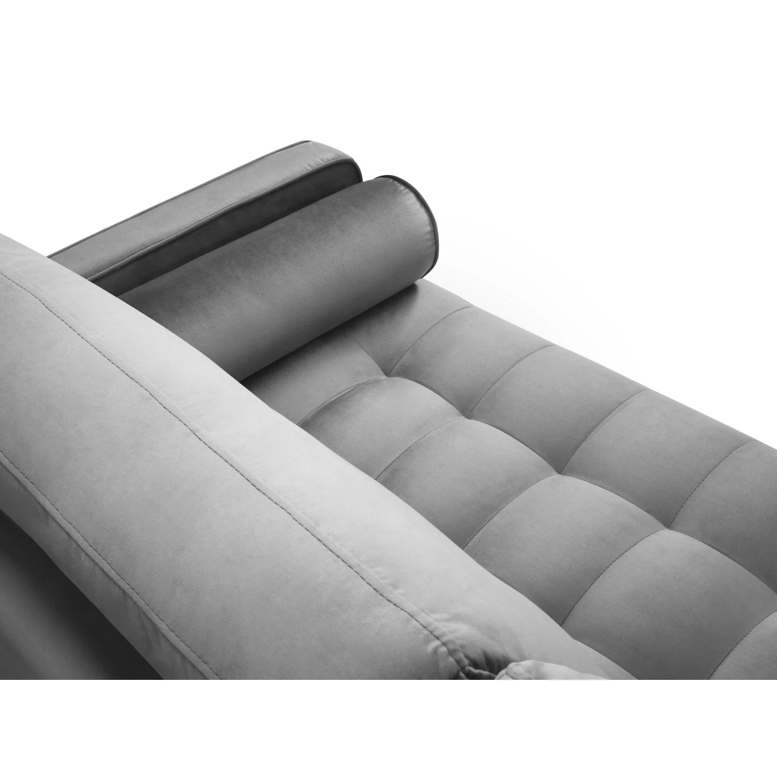 Aspen 3-Sitzer Sofa aus Samt oder Strukturstoff, 219x90x90 cm - Image 79