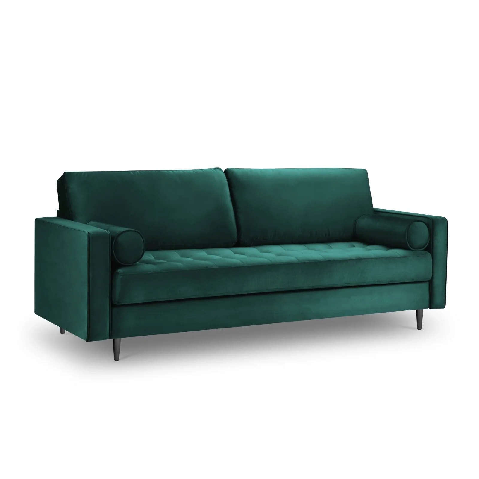 Aspen 3-Sitzer Sofa aus Samt oder Strukturstoff, 219x90x90 cm - Image 86
