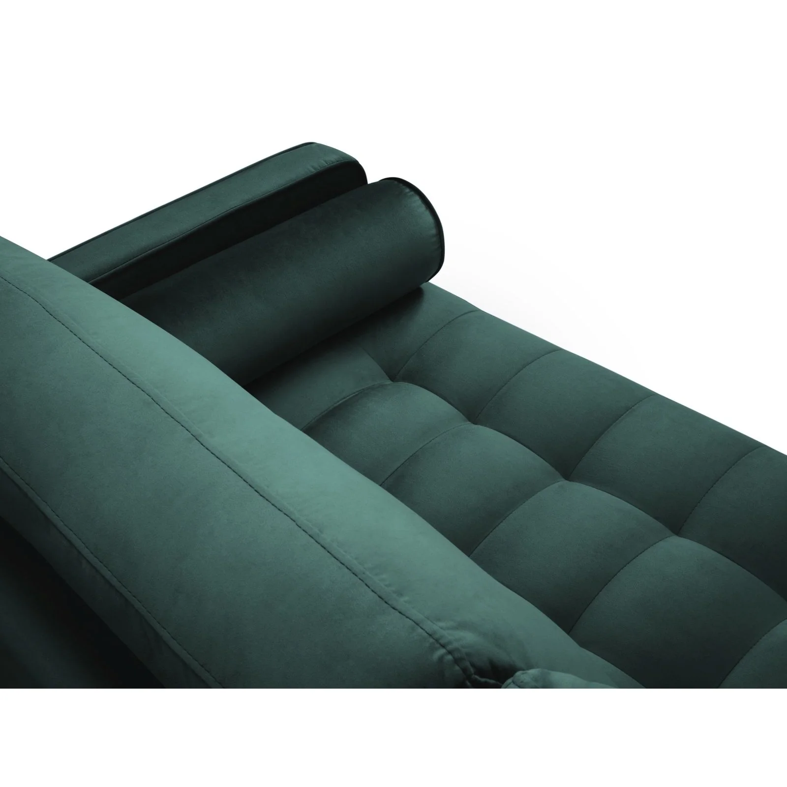 Aspen 3-Sitzer Sofa aus Samt oder Strukturstoff, 219x90x90 cm - Image 89