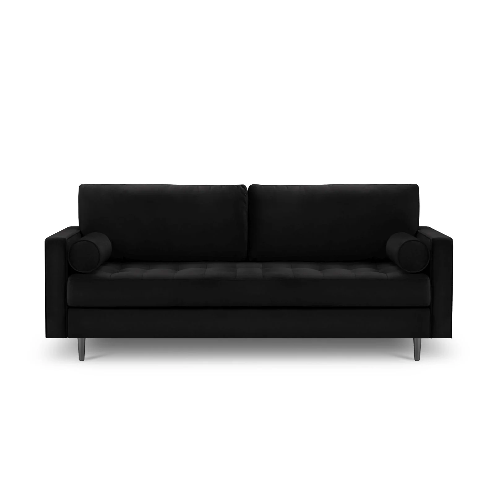 Aspen 3-Sitzer Sofa aus Samt oder Strukturstoff, 219x90x90 cm - Image 92