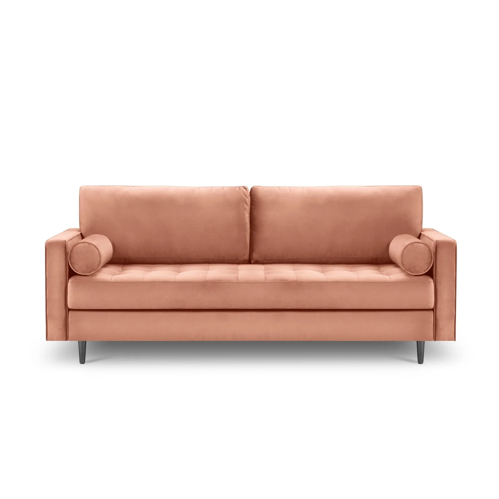 Aspen 3-Sitzer Sofa aus Samt oder Strukturstoff, 219x90x90 cm - Image 97