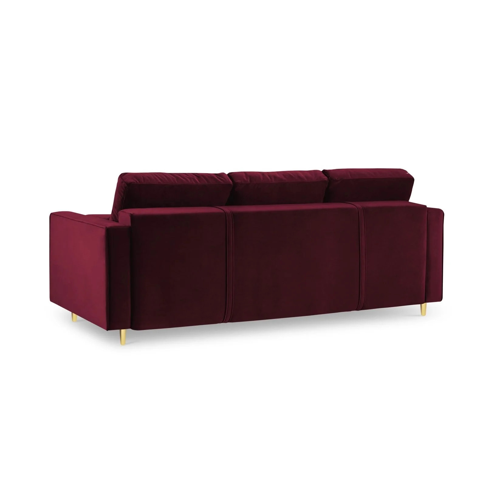 Aspen 3-Sitzer Sofa mit Schlaffunktion und Stauraum, aus Samt oder Strukturstoff, 225x100x96 cm - Image 19