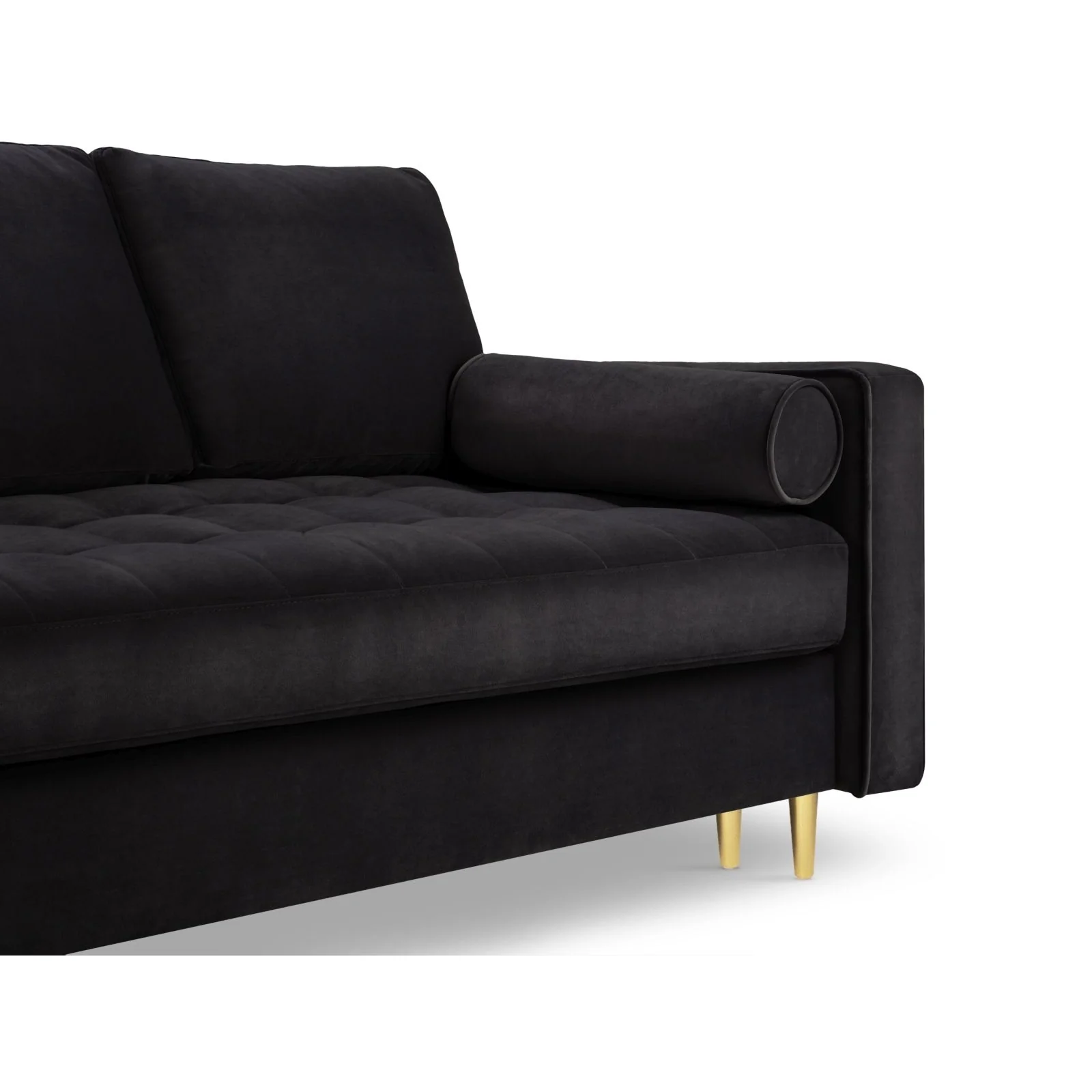 Aspen 3-Sitzer Sofa mit Schlaffunktion und Stauraum, aus Samt oder Strukturstoff, 225x100x96 cm - Image 55
