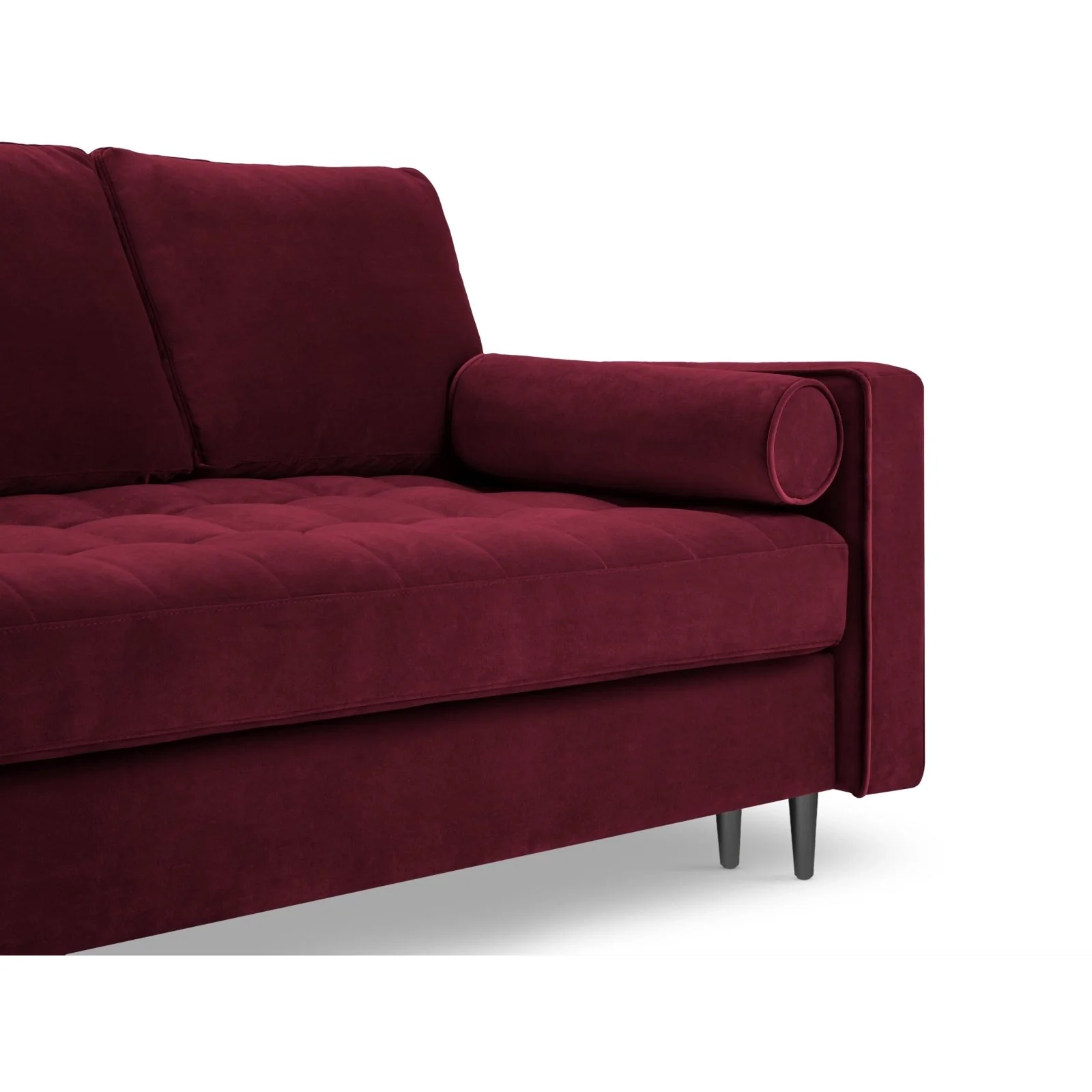 Aspen 3-Sitzer Sofa mit Schlaffunktion und Stauraum, aus Samt oder Strukturstoff, 225x100x96 cm - Image 76