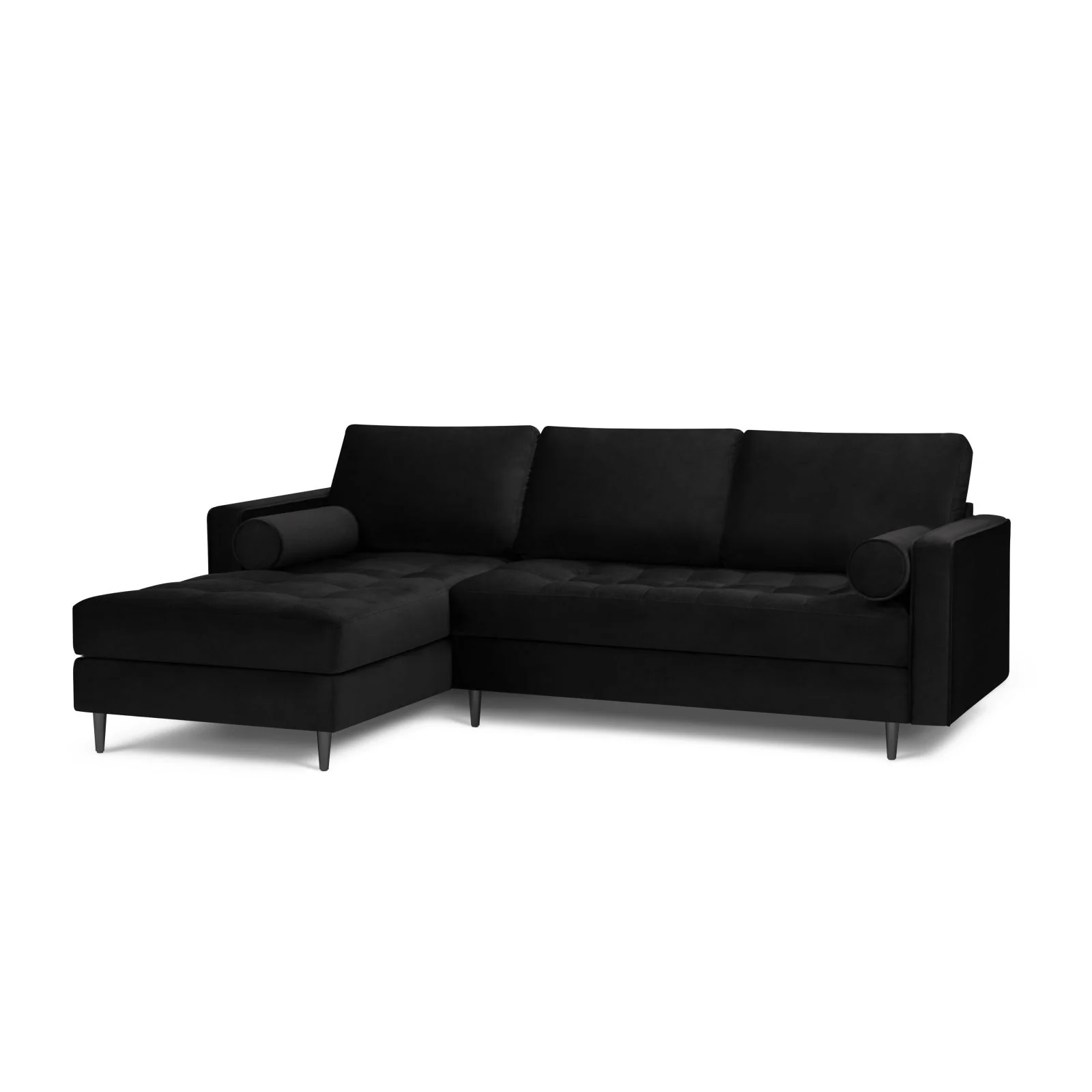 Aspen 4-Sitzer Ecksofa, Linke Seite, aus Samt oder Strukturstoff, 236x170x90 cm - Image 109
