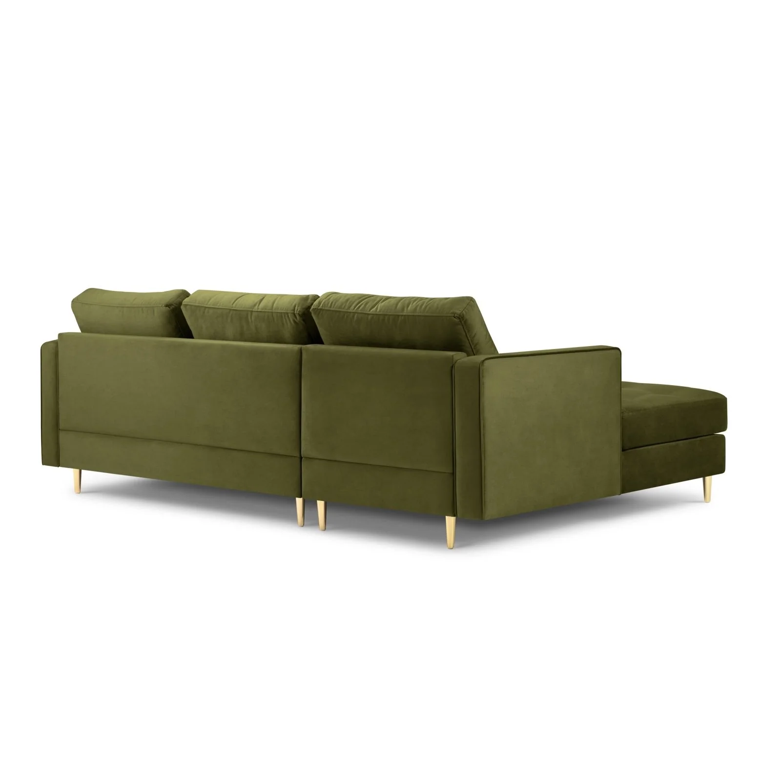 Aspen 4-Sitzer Ecksofa, Linke Seite, aus Samt oder Strukturstoff, 236x170x90 cm - Image 11