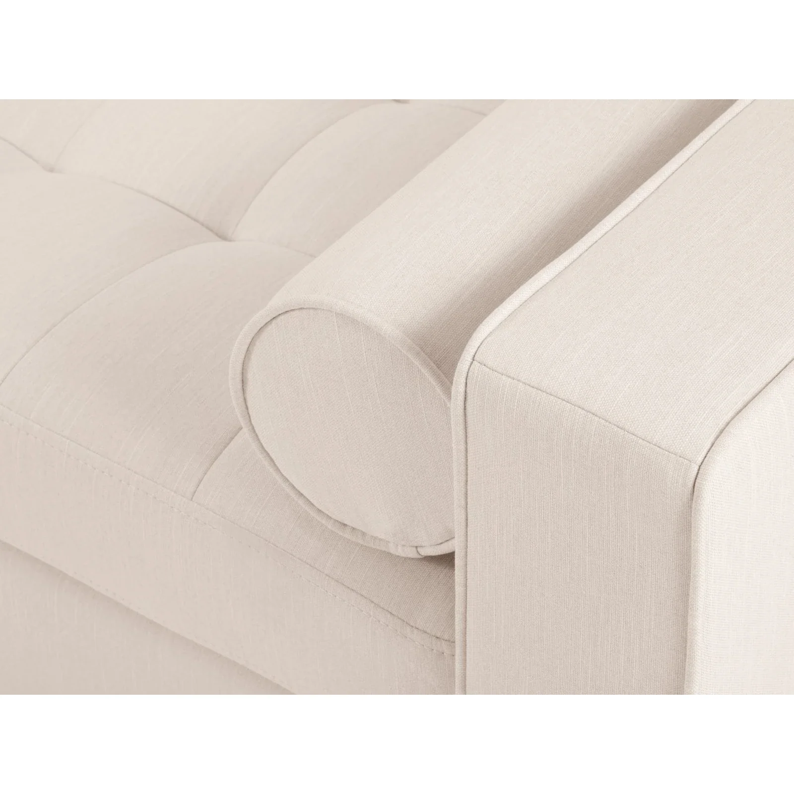 Aspen 4-Sitzer Ecksofa, Linke Seite, aus Samt oder Strukturstoff, 236x170x90 cm - Image 122