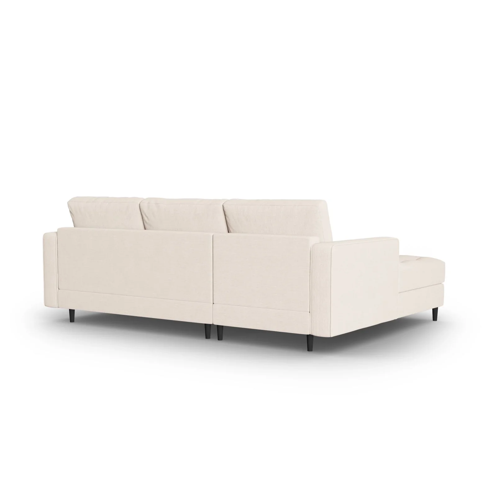 Aspen 4-Sitzer Ecksofa, Linke Seite, aus Samt oder Strukturstoff, 236x170x90 cm - Image 124