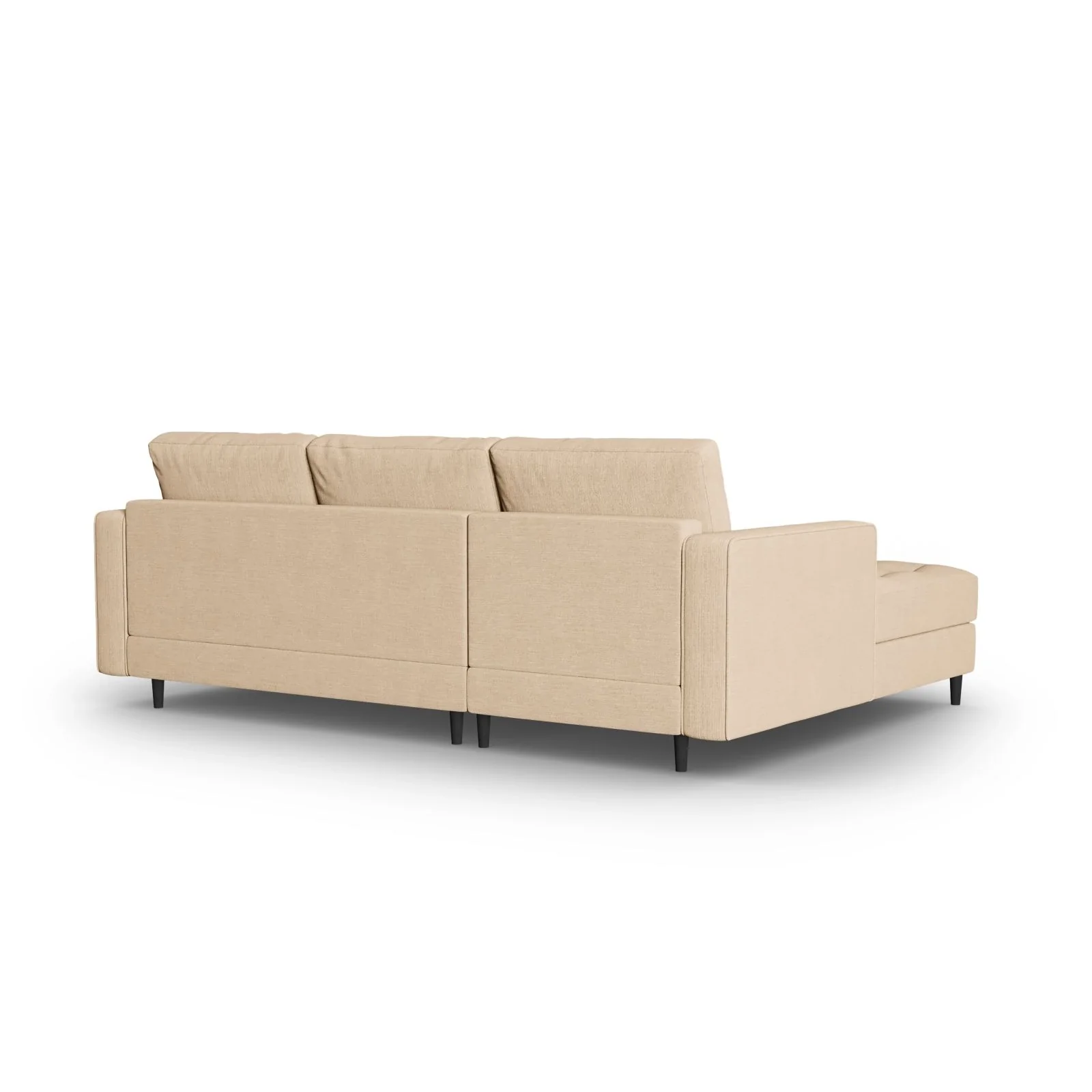 Aspen 4-Sitzer Ecksofa, Linke Seite, aus Samt oder Strukturstoff, 236x170x90 cm - Image 130