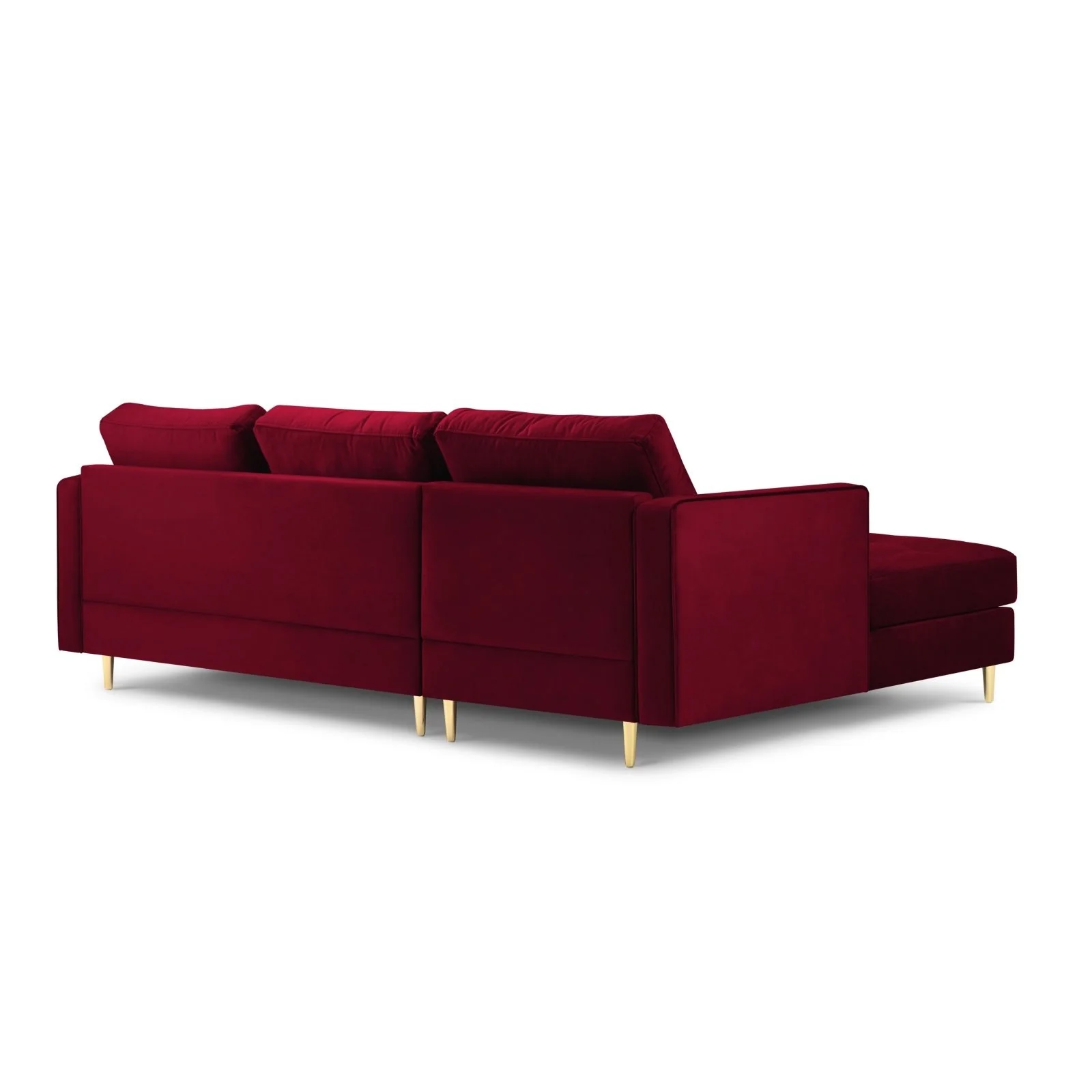 Aspen 4-Sitzer Ecksofa, Linke Seite, aus Samt oder Strukturstoff, 236x170x90 cm - Image 23