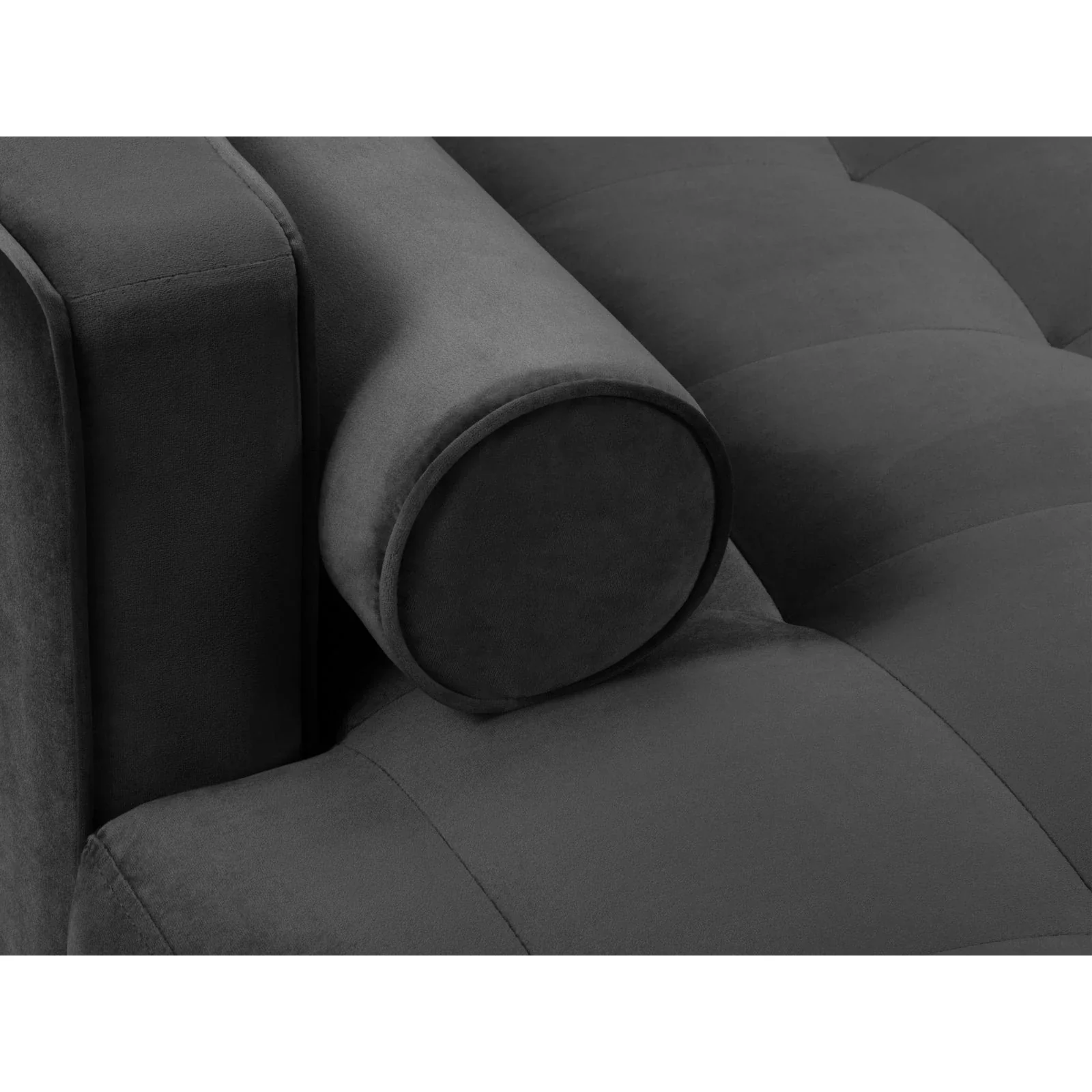 Aspen 4-Sitzer Ecksofa, Linke Seite, aus Samt oder Strukturstoff, 236x170x90 cm - Image 38