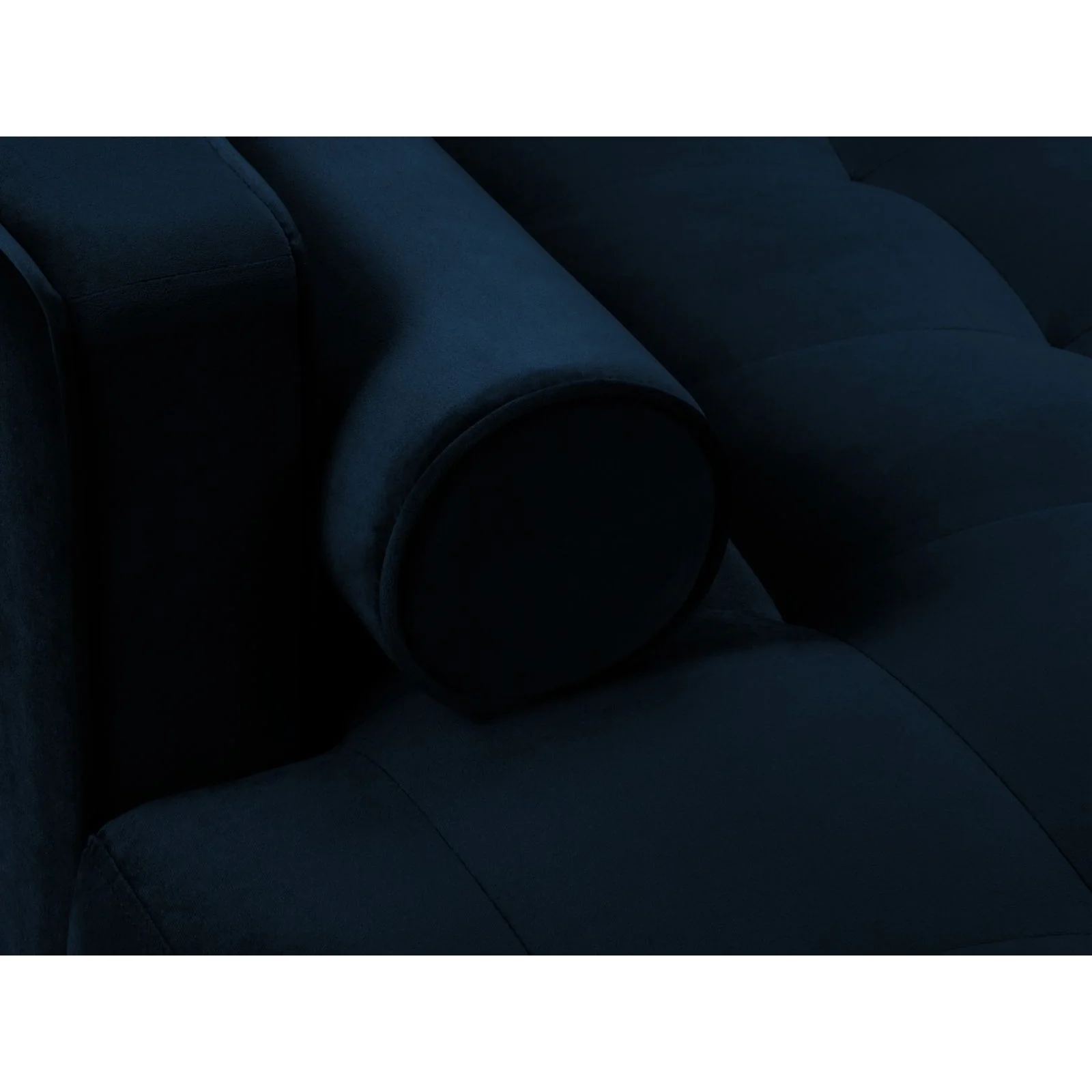 Aspen 4-Sitzer Ecksofa, Linke Seite, aus Samt oder Strukturstoff, 236x170x90 cm - Image 4
