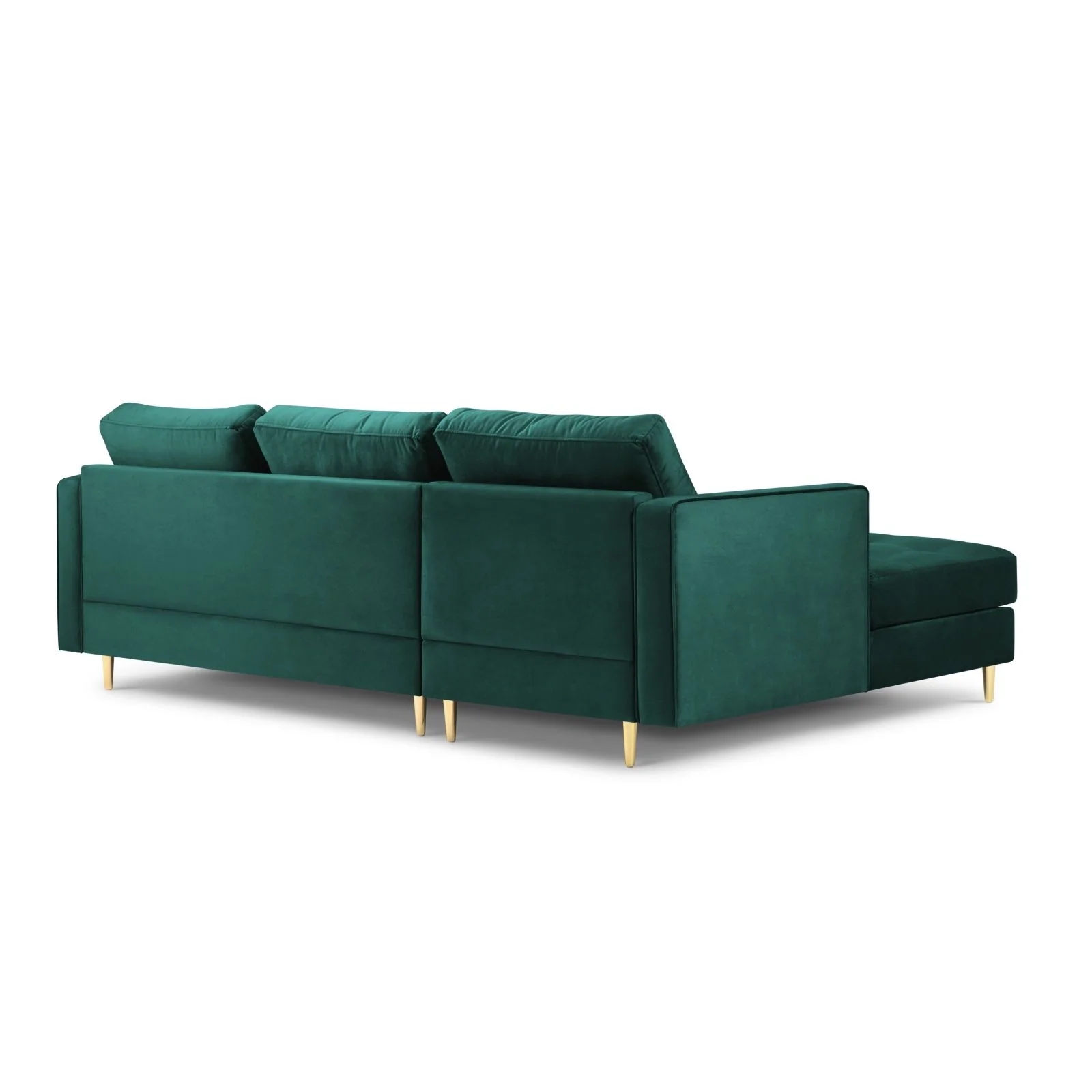Aspen 4-Sitzer Ecksofa, Linke Seite, aus Samt oder Strukturstoff, 236x170x90 cm - Image 46