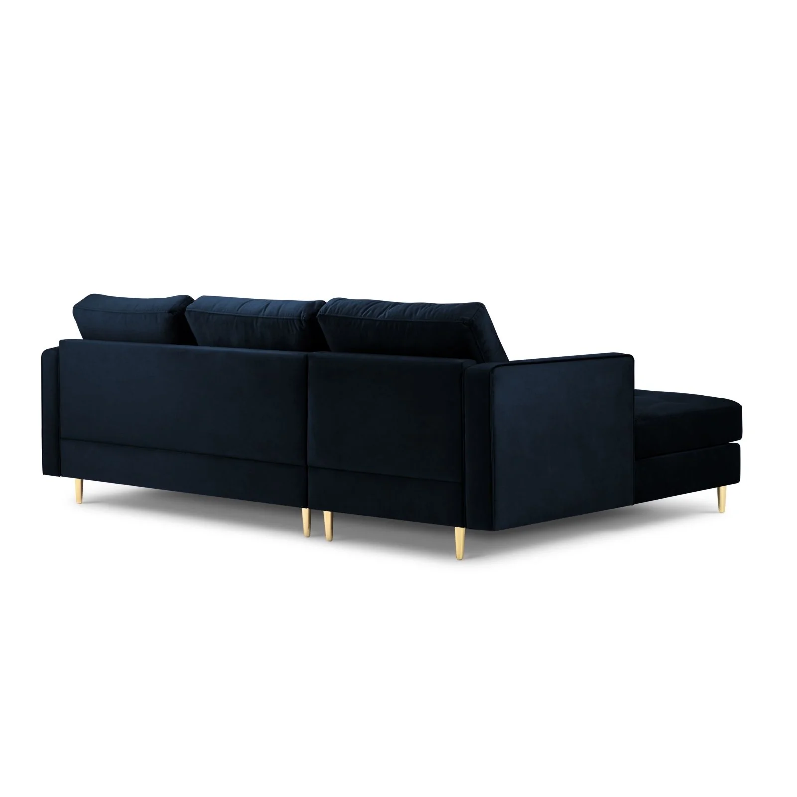 Aspen 4-Sitzer Ecksofa, Linke Seite, aus Samt oder Strukturstoff, 236x170x90 cm - Image 5