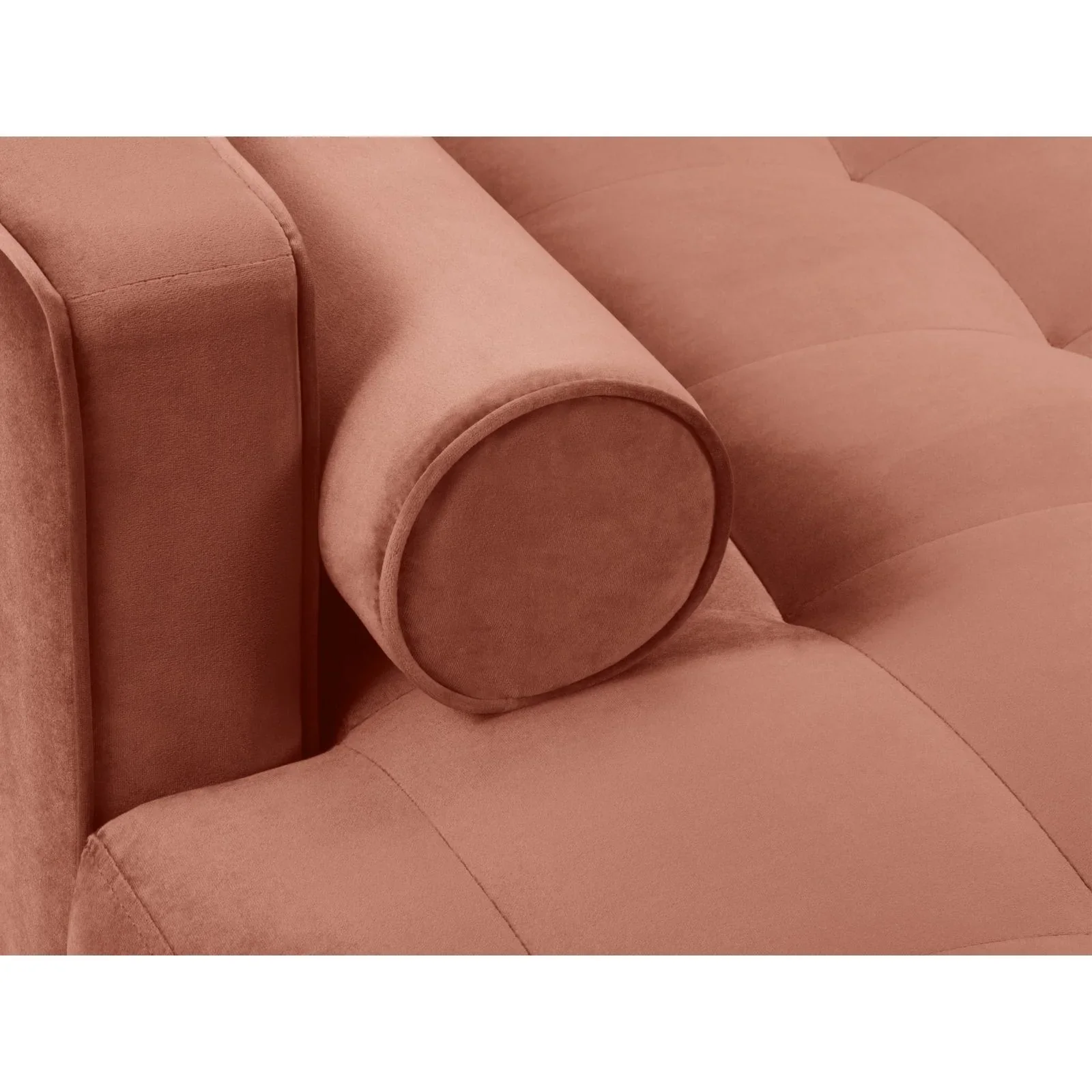 Aspen 4-Sitzer Ecksofa, Linke Seite, aus Samt oder Strukturstoff, 236x170x90 cm - Image 57