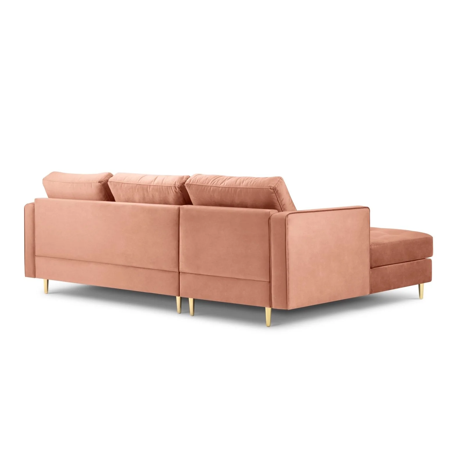 Aspen 4-Sitzer Ecksofa, Linke Seite, aus Samt oder Strukturstoff, 236x170x90 cm - Image 58
