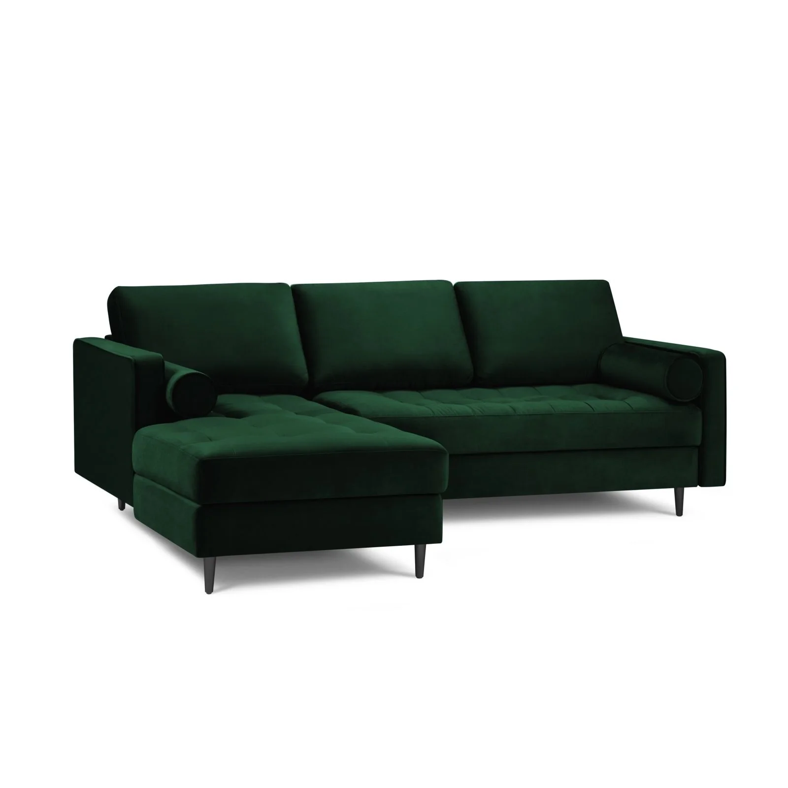Aspen 4-Sitzer Ecksofa, Linke Seite, aus Samt oder Strukturstoff, 236x170x90 cm - Image 72