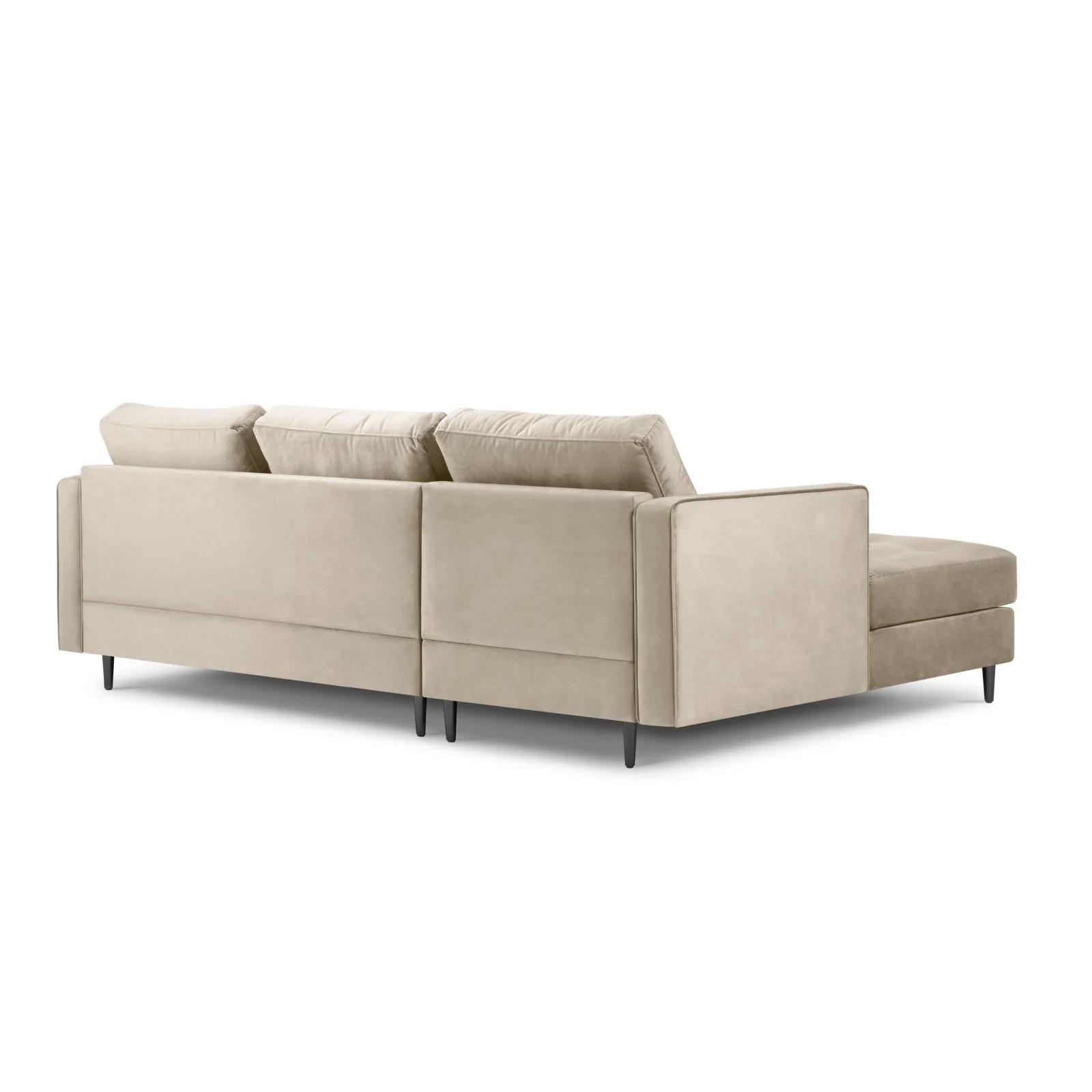 Aspen 4-Sitzer Ecksofa, Linke Seite, aus Samt oder Strukturstoff, 236x170x90 cm - Image 87