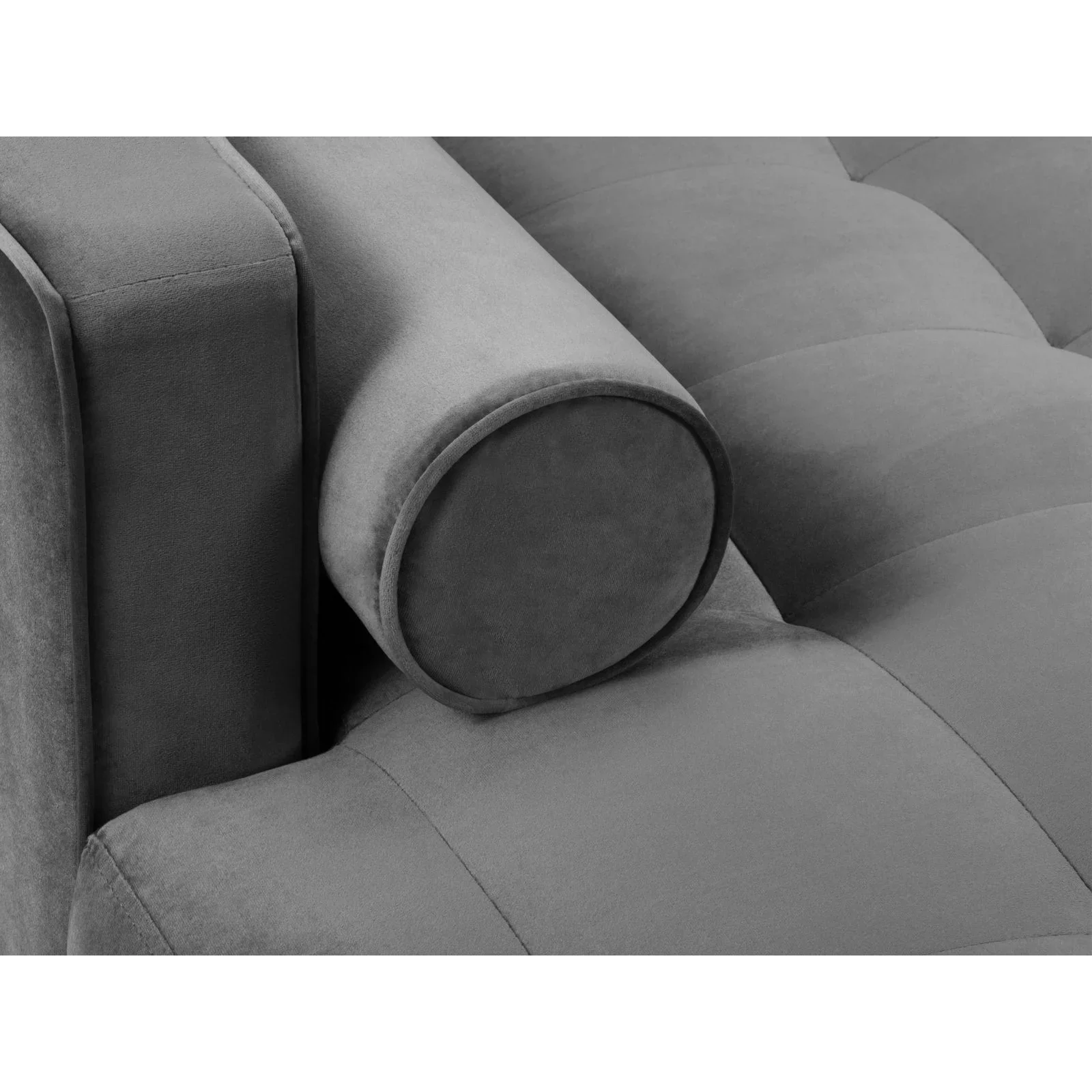 Aspen 4-Sitzer Ecksofa, Linke Seite, aus Samt oder Strukturstoff, 236x170x90 cm - Image 92