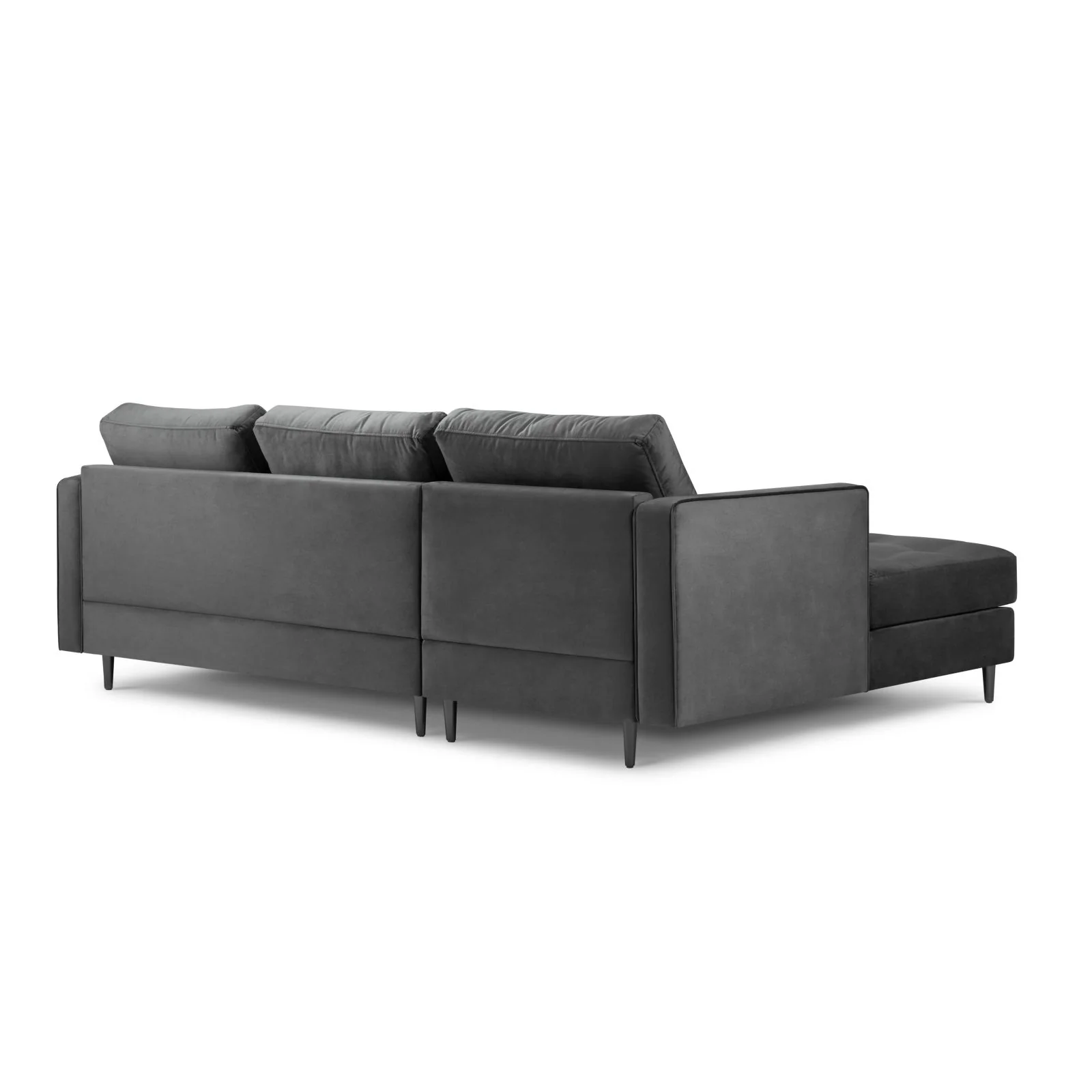 Aspen 4-Sitzer Ecksofa, Linke Seite, aus Samt oder Strukturstoff, 236x170x90 cm - Image 99