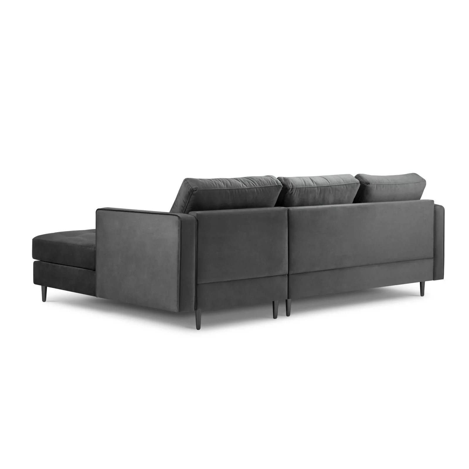 Aspen 4-Sitzer Ecksofa, Rechte Seite, aus Samt oder Strukturstoff, 236x170x90 cm - Image 101