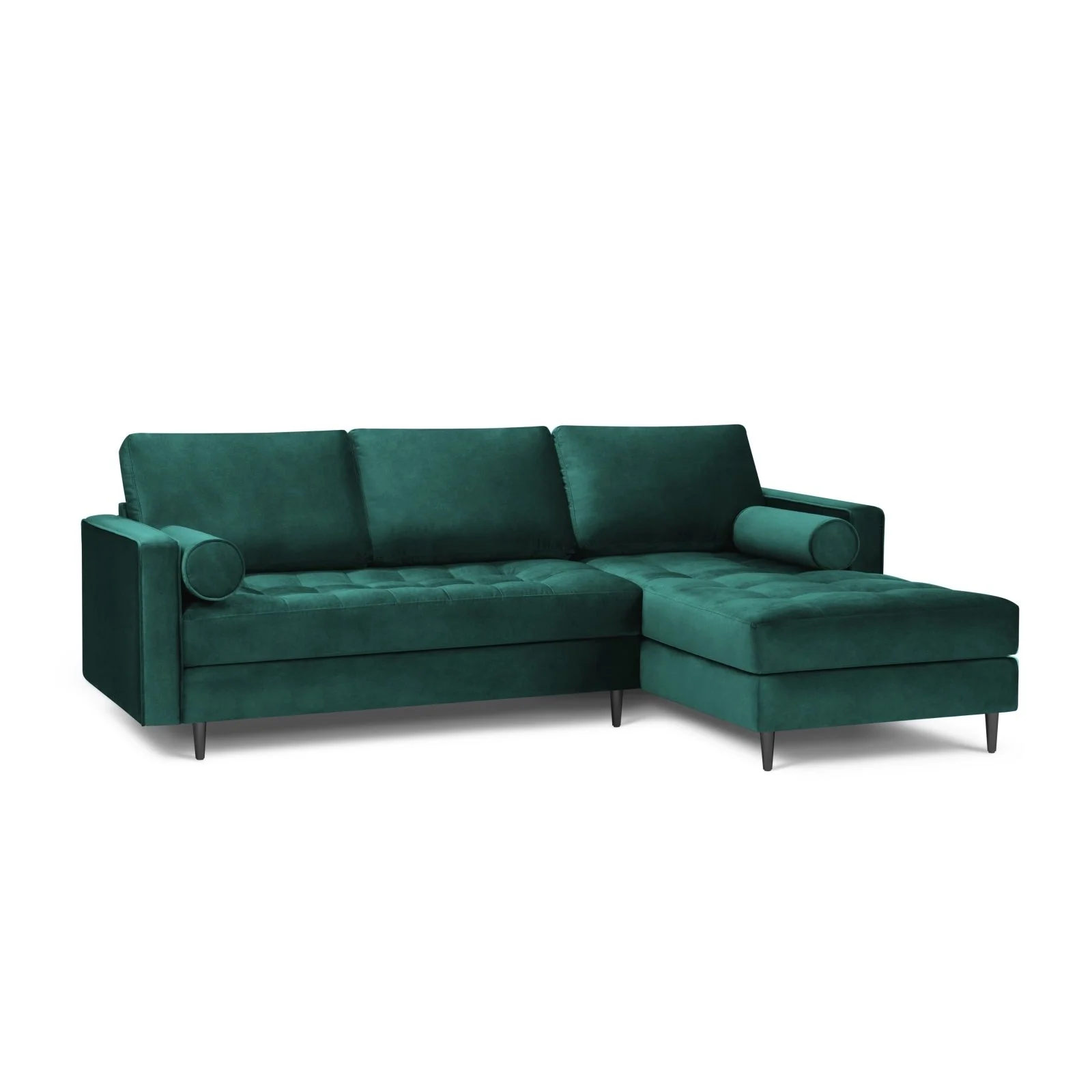 Aspen 4-Sitzer Ecksofa, Rechte Seite, aus Samt oder Strukturstoff, 236x170x90 cm - Image 103
