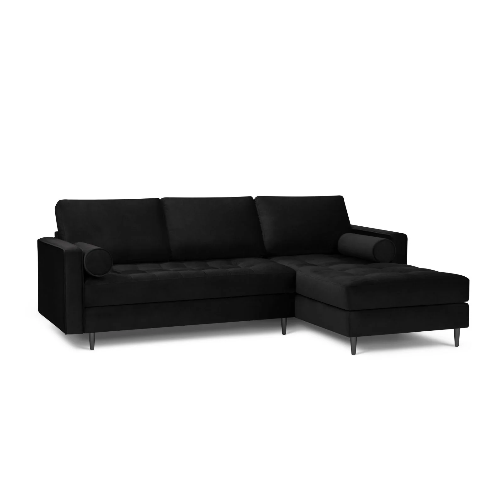 Aspen 4-Sitzer Ecksofa, Rechte Seite, aus Samt oder Strukturstoff, 236x170x90 cm - Image 109