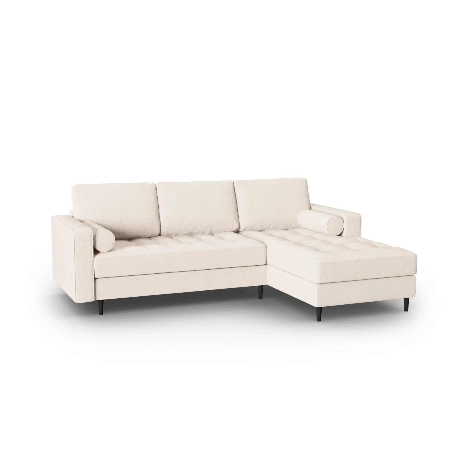 Aspen 4-Sitzer Ecksofa, Rechte Seite, aus Samt oder Strukturstoff, 236x170x90 cm - Image 121