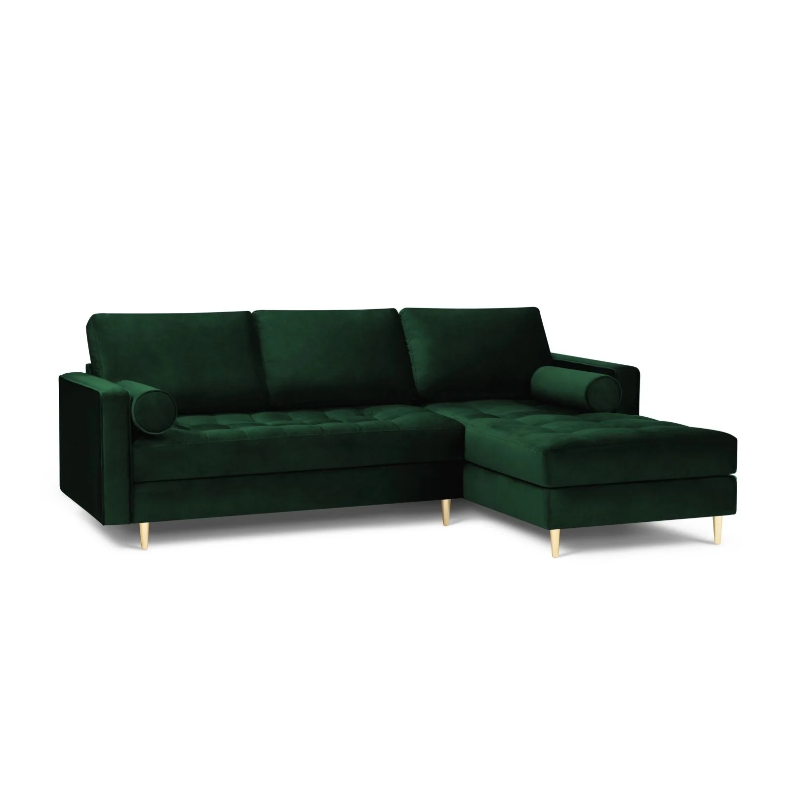 Aspen 4-Sitzer Ecksofa, Rechte Seite, aus Samt oder Strukturstoff, 236x170x90 cm - Image 13