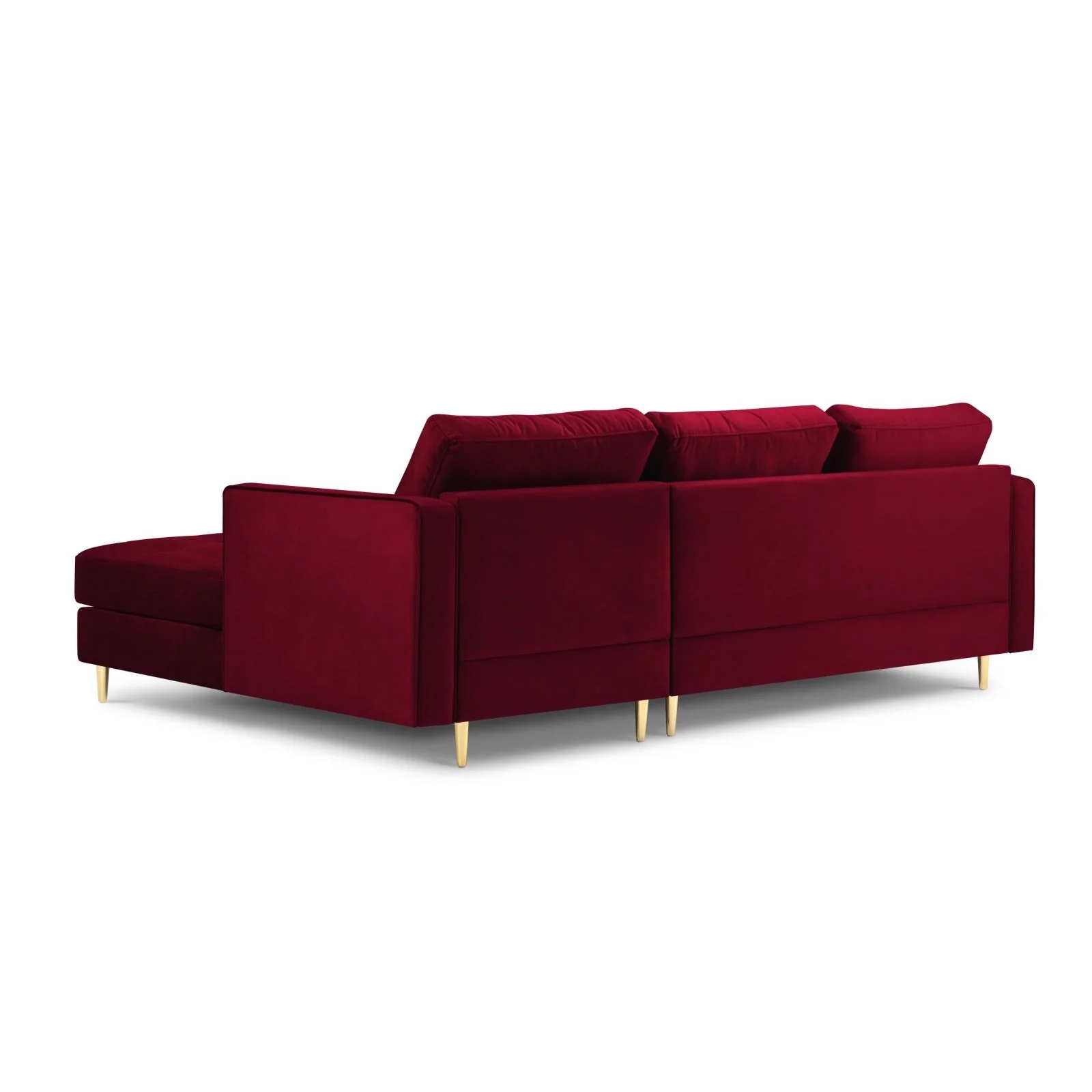Aspen 4-Sitzer Ecksofa, Rechte Seite, aus Samt oder Strukturstoff, 236x170x90 cm - Image 23