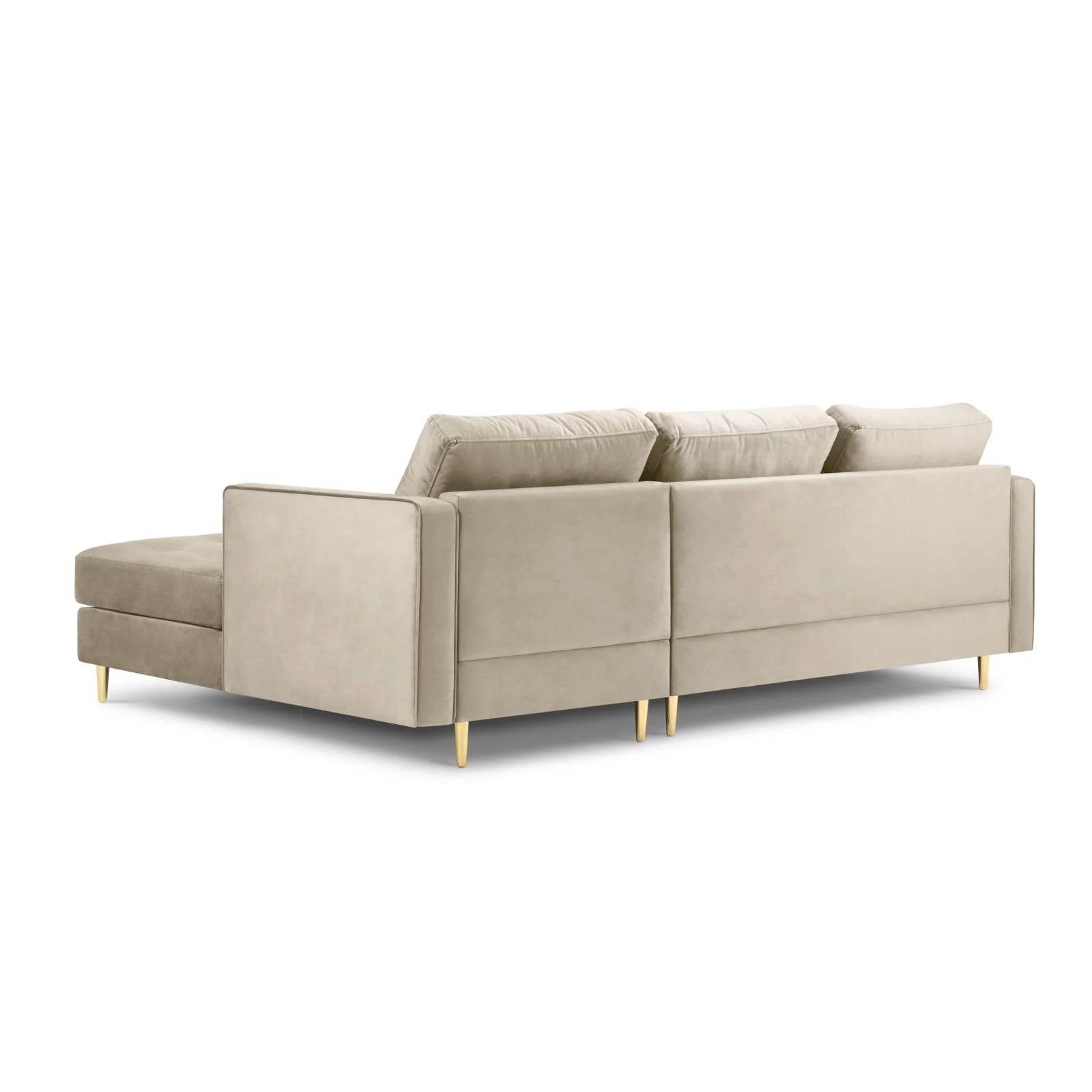 Aspen 4-Sitzer Ecksofa, Rechte Seite, aus Samt oder Strukturstoff, 236x170x90 cm - Image 29