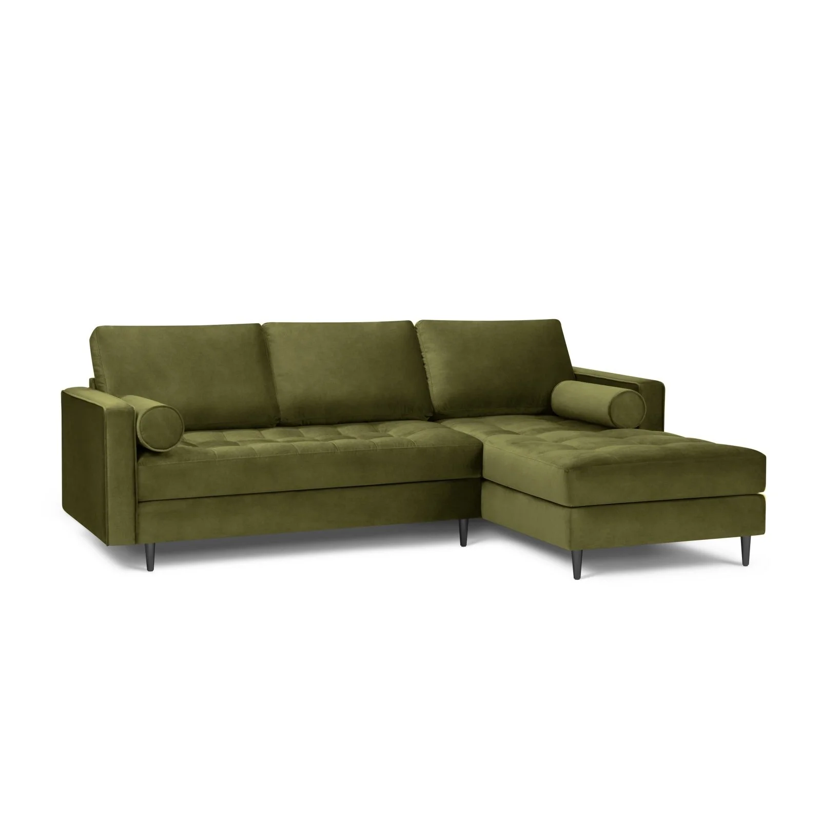 Aspen 4-Sitzer Ecksofa, Rechte Seite, aus Samt oder Strukturstoff, 236x170x90 cm - Image 67