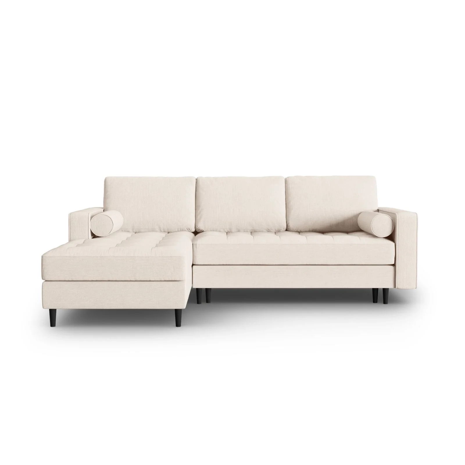Aspen 5-Sitzer Ecksofa mit Schlaffunktion und Stauraum, Linke Seite, aus Samt oder Strukturstoff, 240x175x96 cm - Image 148