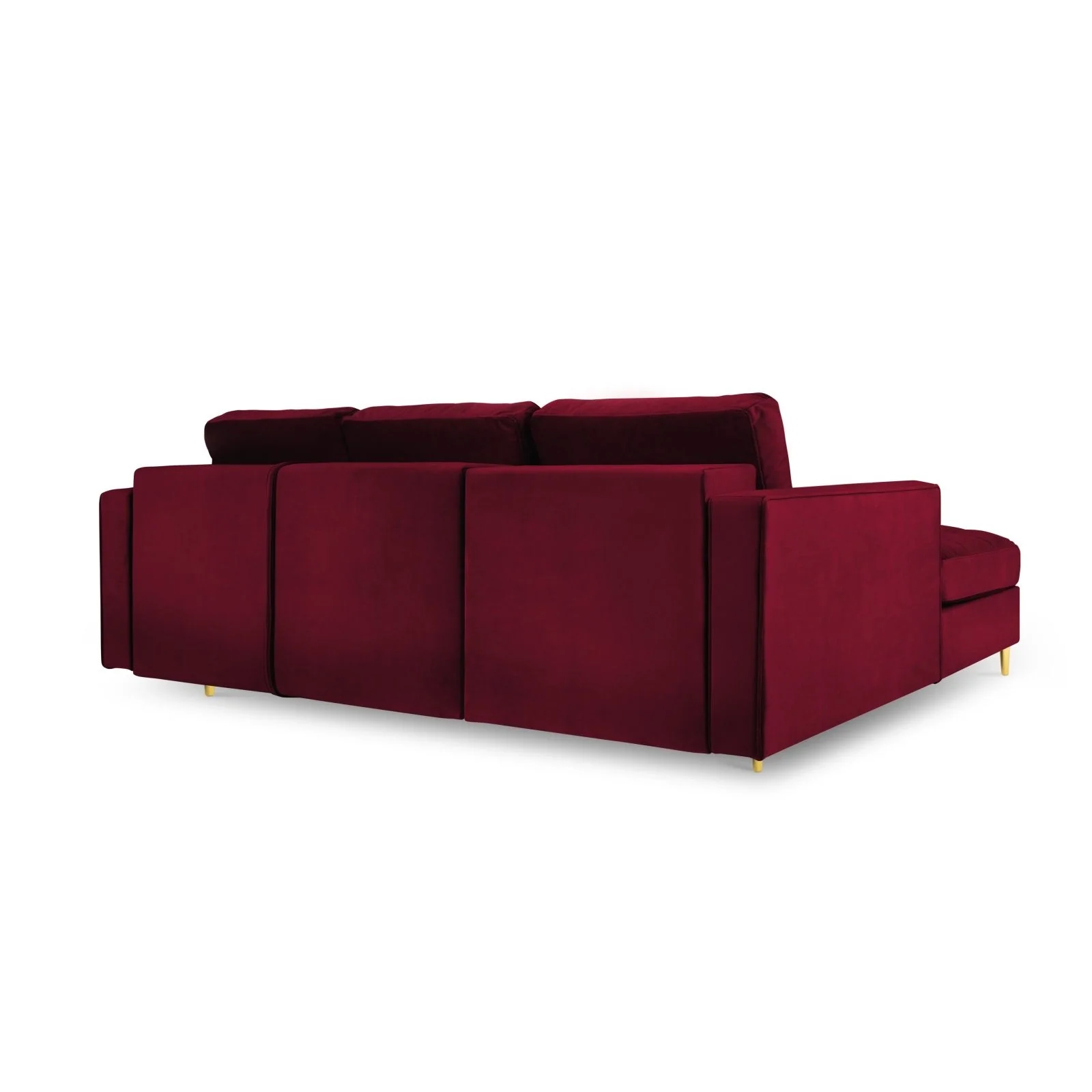 Aspen 5-Sitzer Ecksofa mit Schlaffunktion und Stauraum, Linke Seite, aus Samt oder Strukturstoff, 240x175x96 cm - Image 16