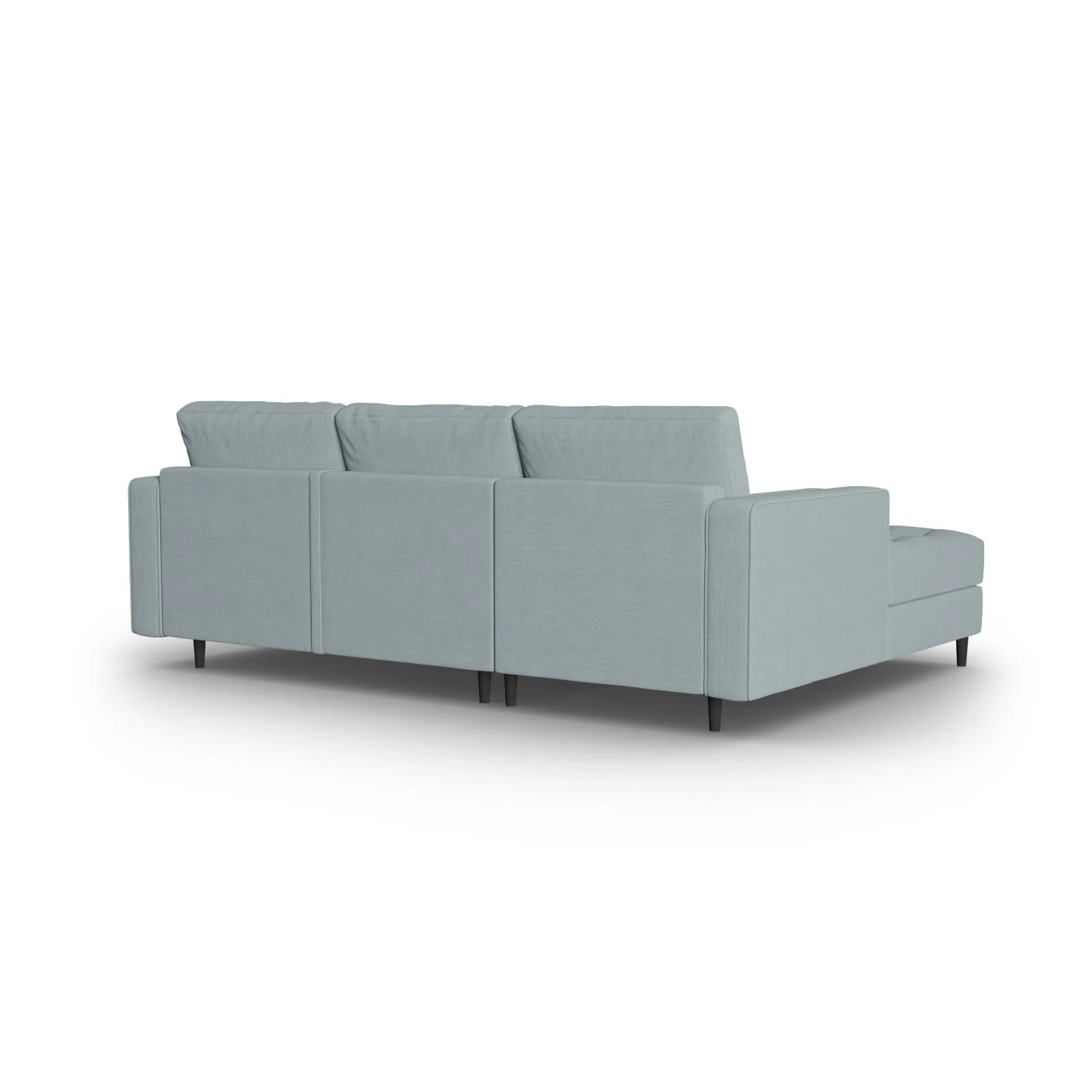 Aspen 5-Sitzer Ecksofa mit Schlaffunktion und Stauraum, Linke Seite, aus Samt oder Strukturstoff, 240x175x96 cm - Image 166