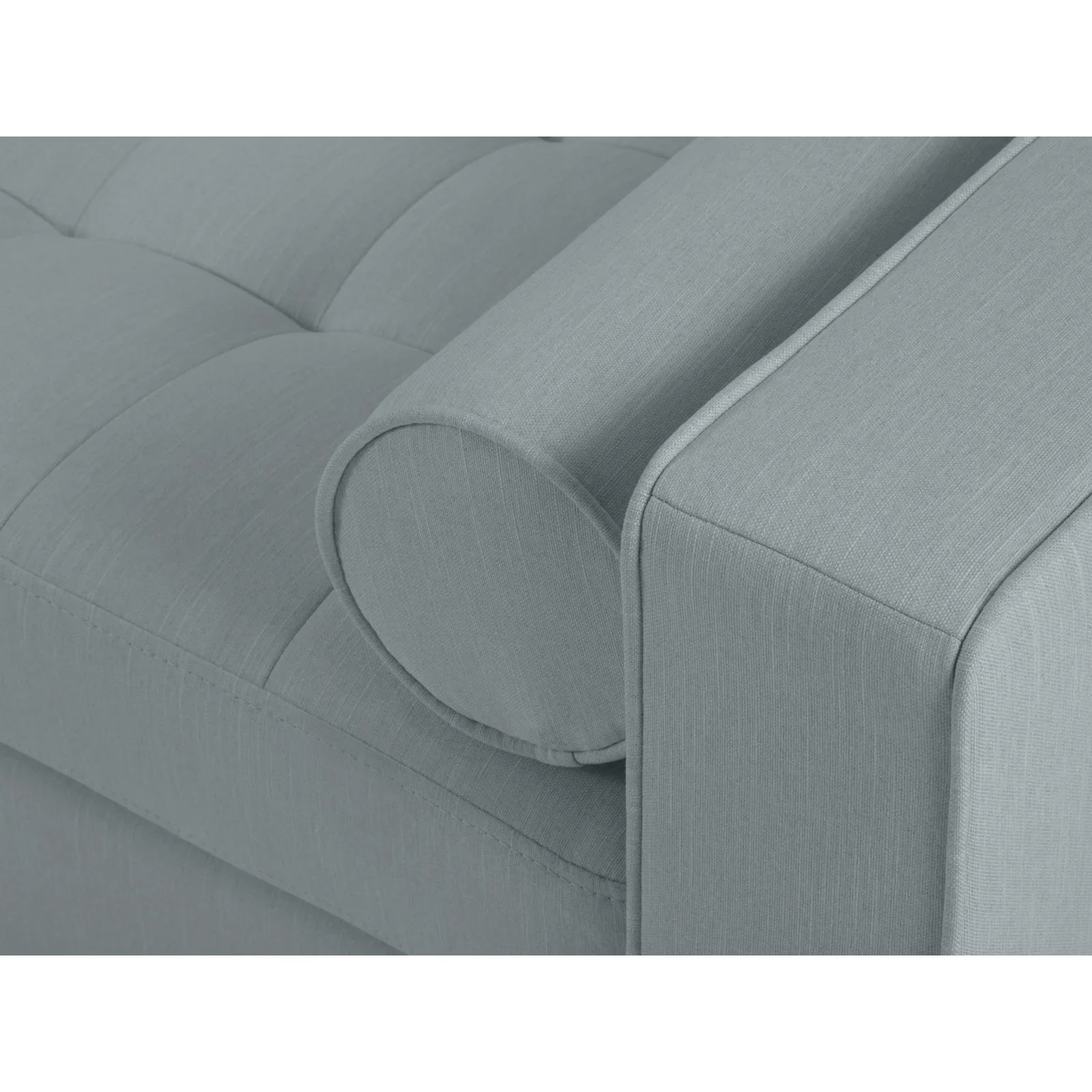 Aspen 5-Sitzer Ecksofa mit Schlaffunktion und Stauraum, Linke Seite, aus Samt oder Strukturstoff, 240x175x96 cm - Image 168