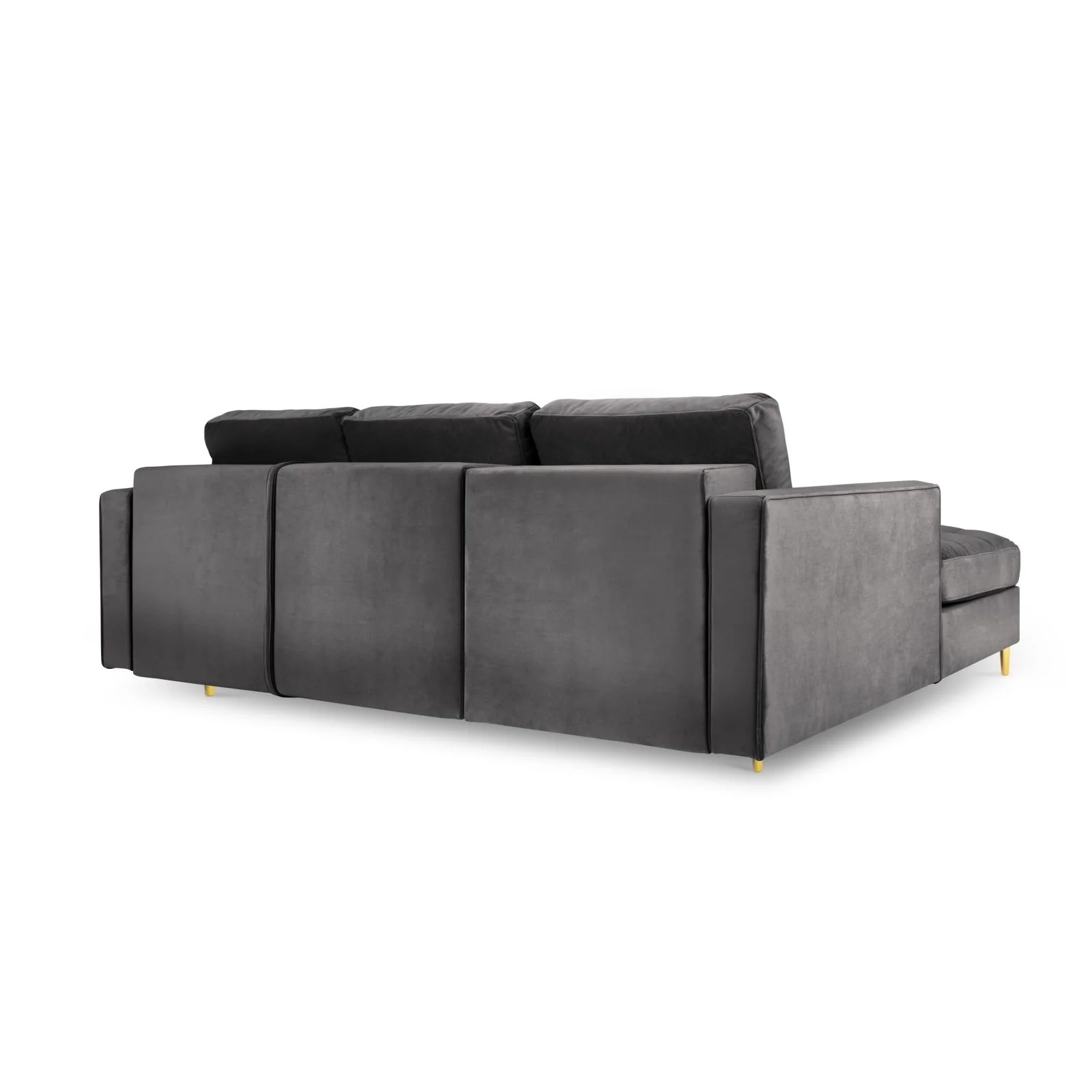Aspen 5-Sitzer Ecksofa mit Schlaffunktion und Stauraum, Linke Seite, aus Samt oder Strukturstoff, 240x175x96 cm - Image 34