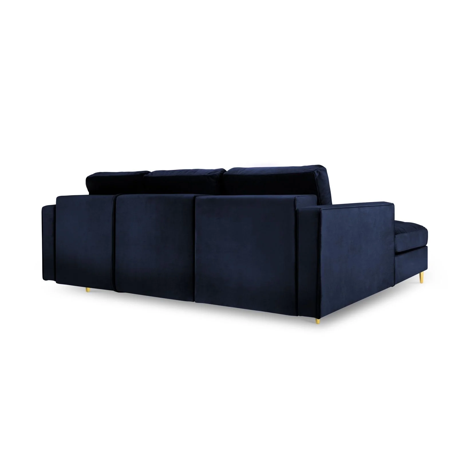 Aspen 5-Sitzer Ecksofa mit Schlaffunktion und Stauraum, Linke Seite, aus Samt oder Strukturstoff, 240x175x96 cm - Image 4