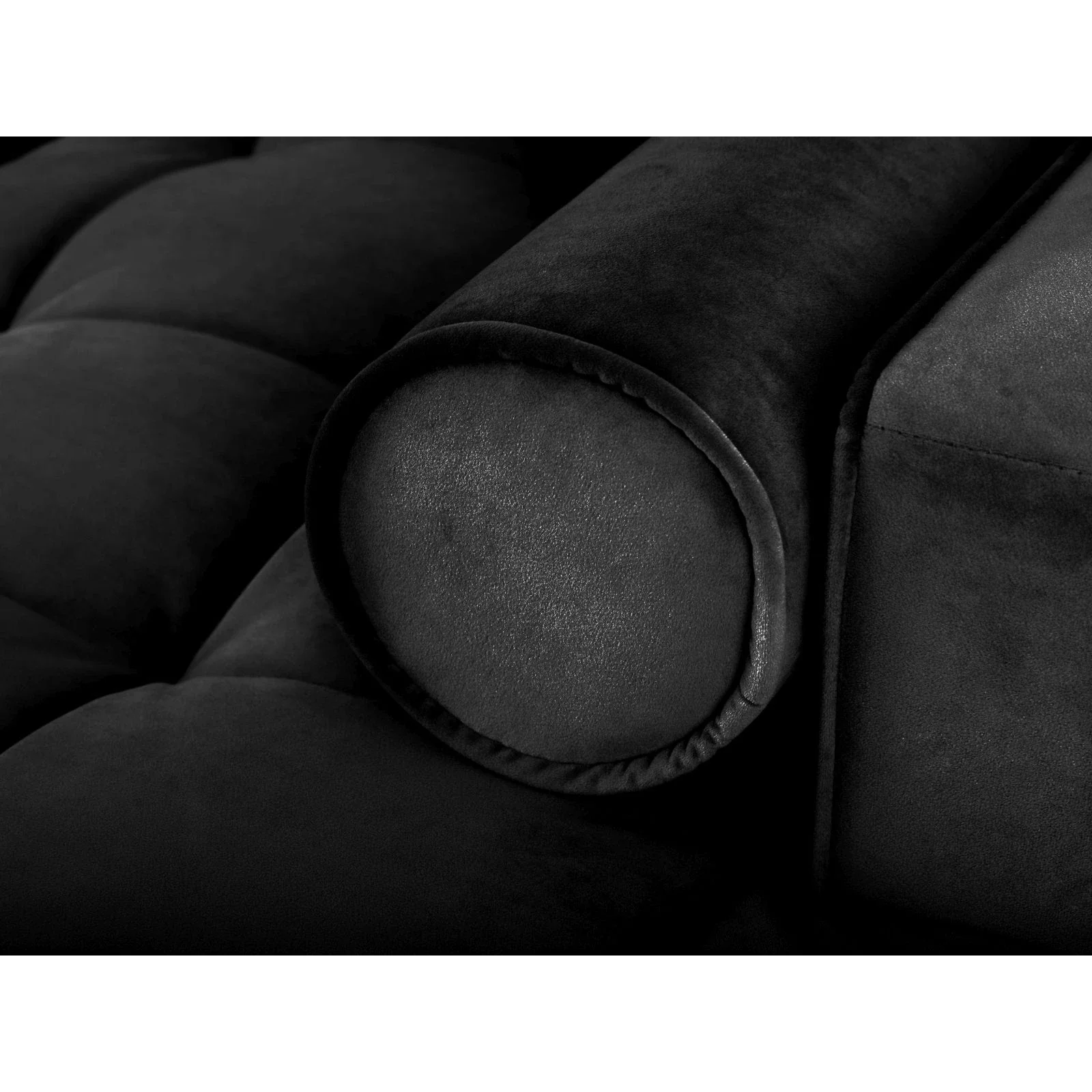 Aspen 5-Sitzer Ecksofa mit Schlaffunktion und Stauraum, Linke Seite, aus Samt oder Strukturstoff, 240x175x96 cm - Image 48