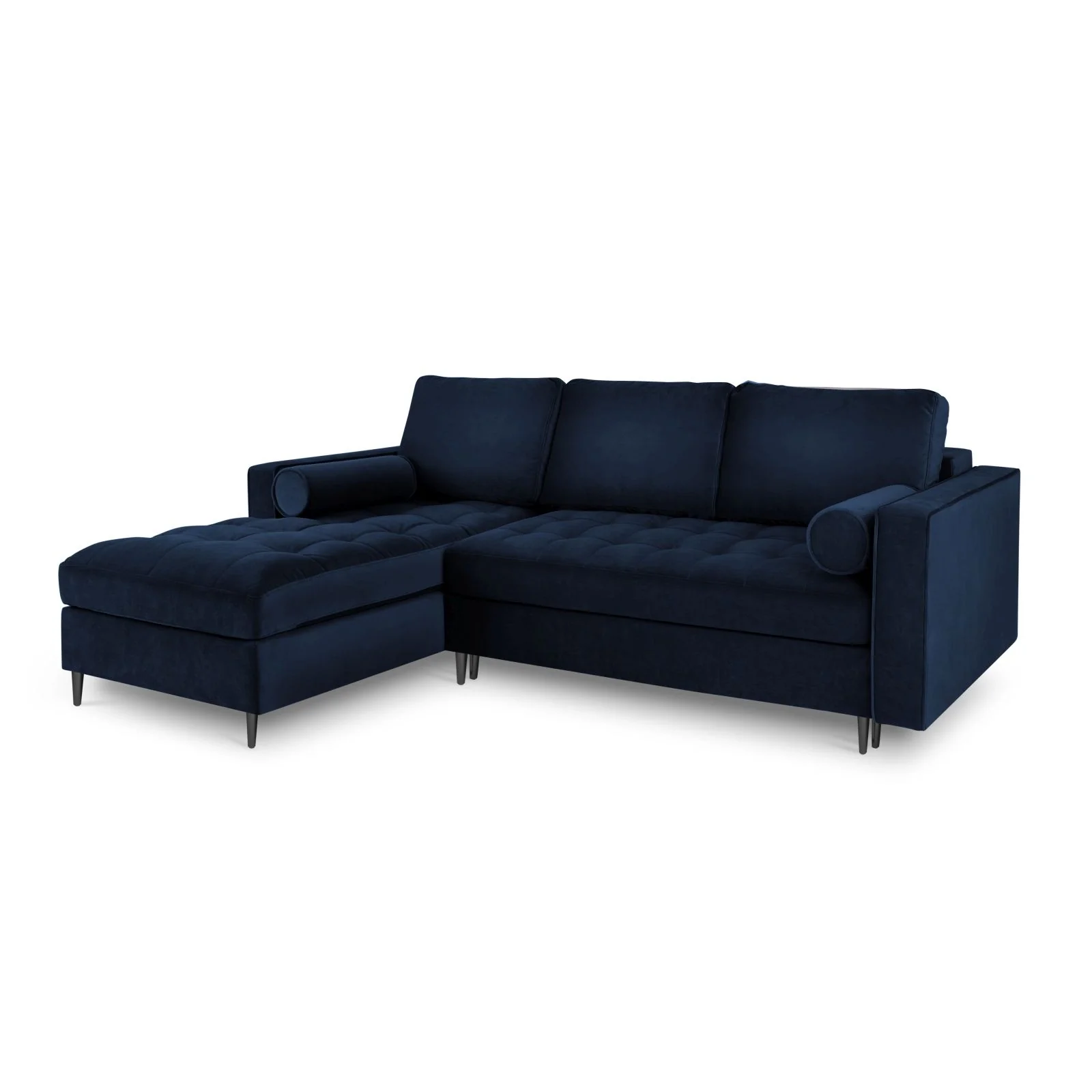 Aspen 5-Sitzer Ecksofa mit Schlaffunktion und Stauraum, Linke Seite, aus Samt oder Strukturstoff, 240x175x96 cm - Image 49