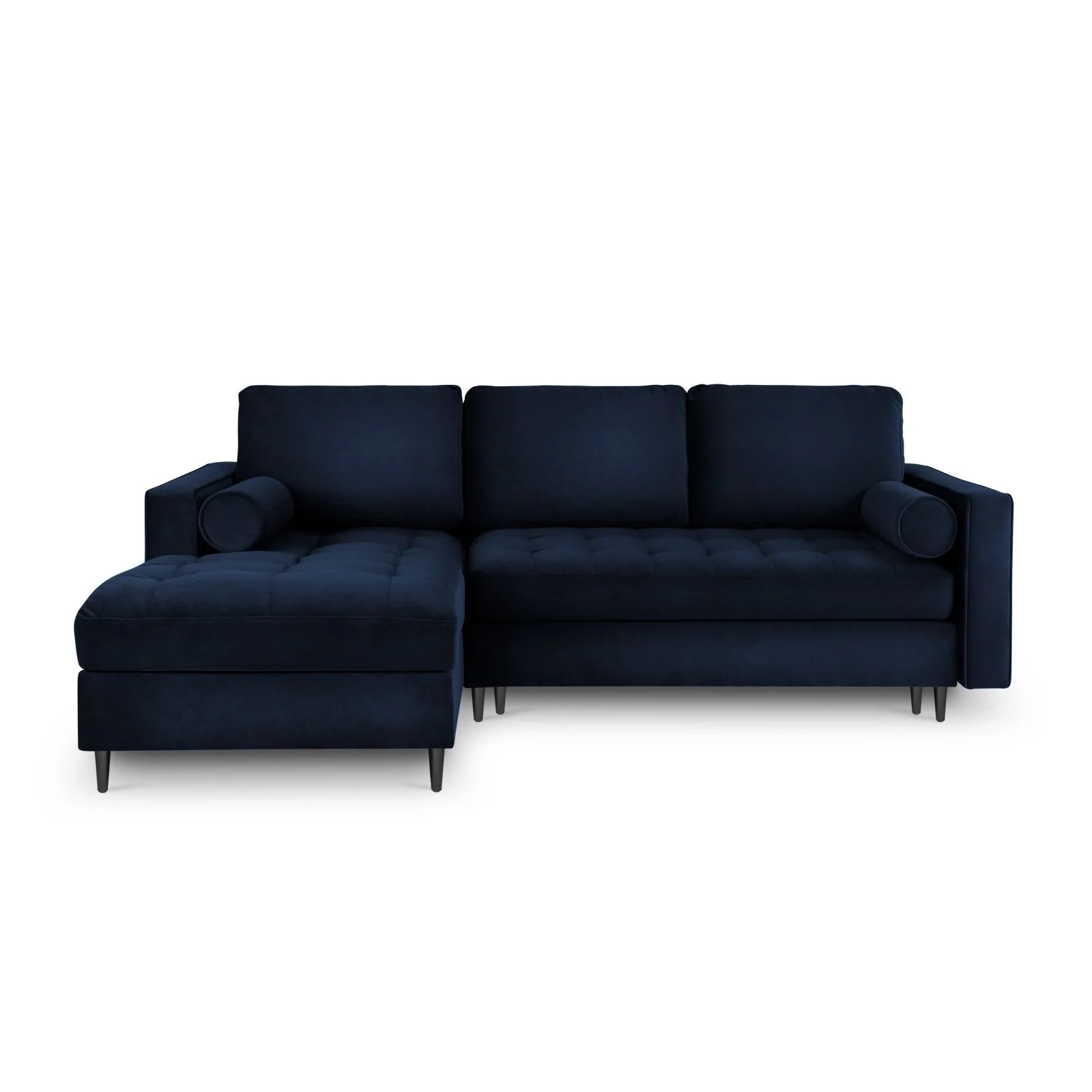 Aspen 5-Sitzer Ecksofa mit Schlaffunktion und Stauraum, Linke Seite, aus Samt oder Strukturstoff, 240x175x96 cm - Image 51