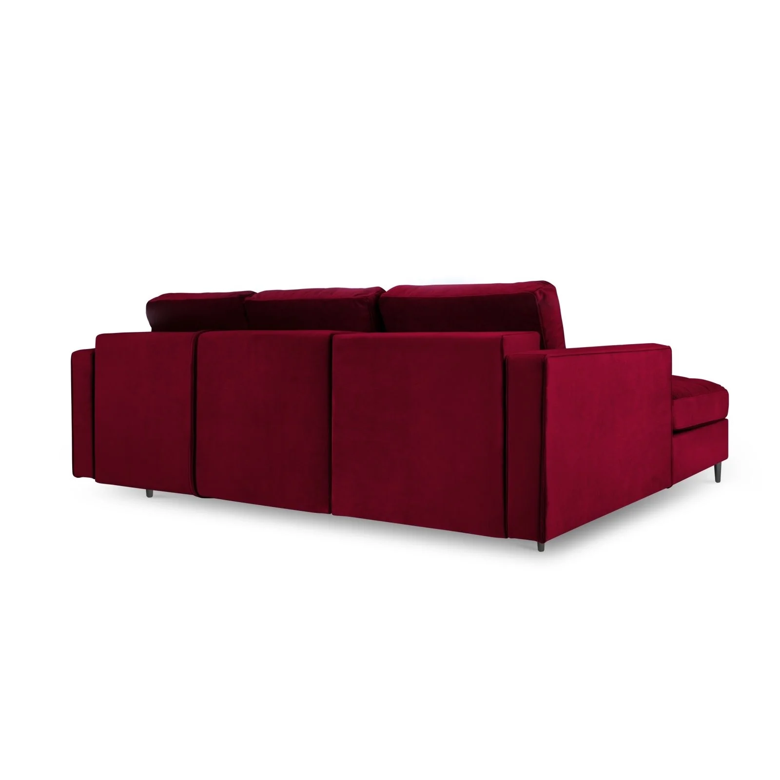 Aspen 5-Sitzer Ecksofa mit Schlaffunktion und Stauraum, Linke Seite, aus Samt oder Strukturstoff, 240x175x96 cm - Image 64