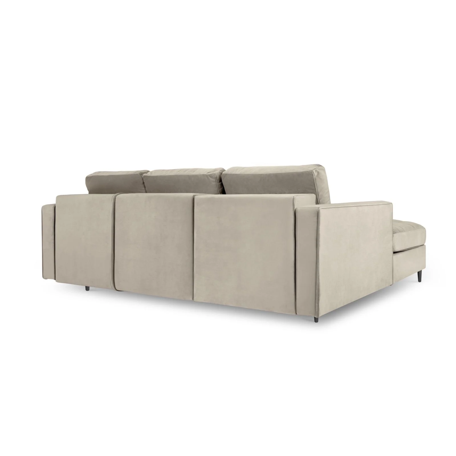 Aspen 5-Sitzer Ecksofa mit Schlaffunktion und Stauraum, Linke Seite, aus Samt oder Strukturstoff, 240x175x96 cm - Image 70