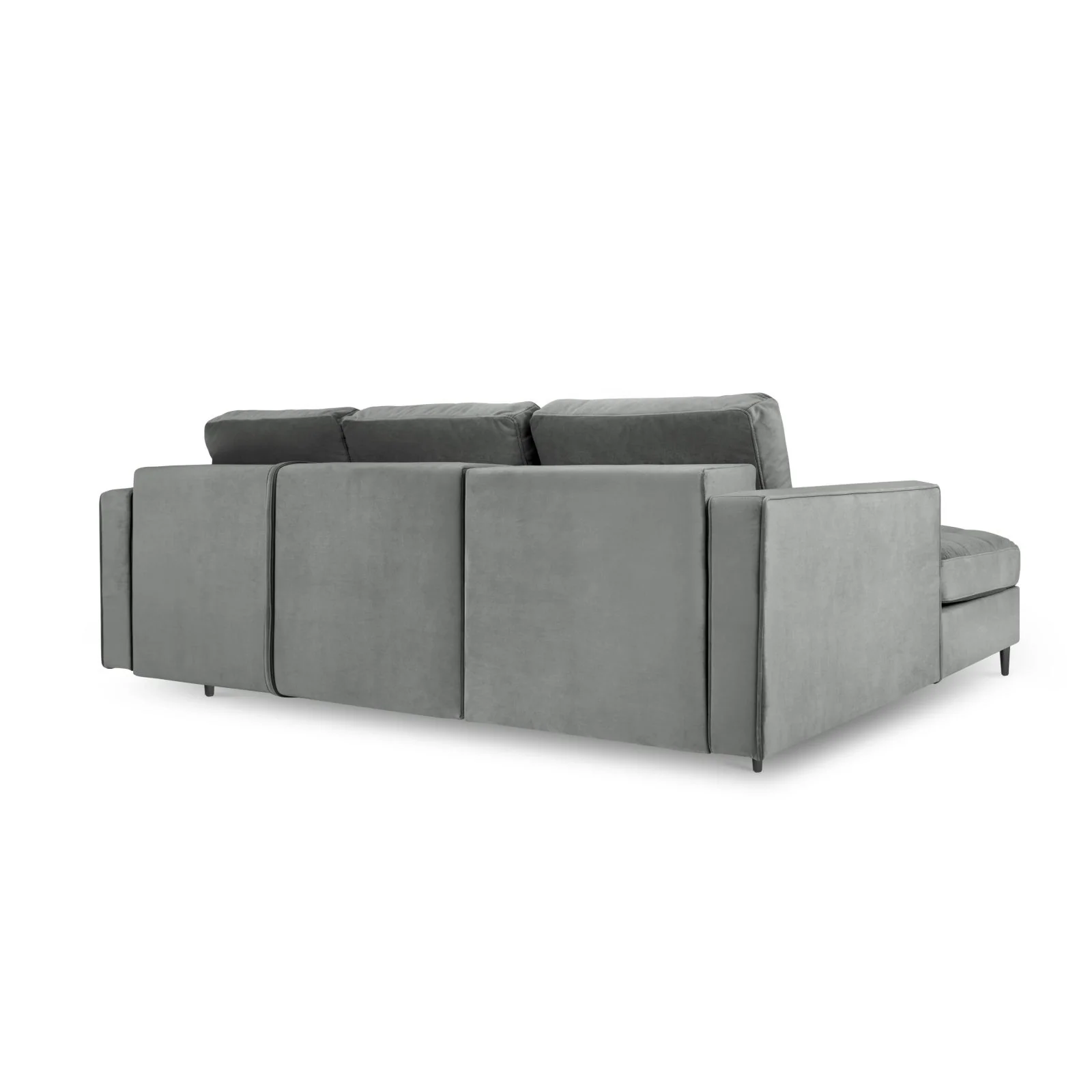 Aspen 5-Sitzer Ecksofa mit Schlaffunktion und Stauraum, Linke Seite, aus Samt oder Strukturstoff, 240x175x96 cm - Image 76