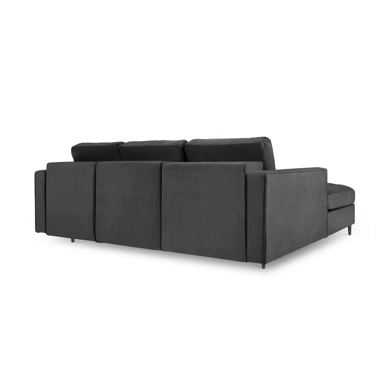 Aspen 5-Sitzer Ecksofa mit Schlaffunktion und Stauraum, Linke Seite, aus Samt oder Strukturstoff, 240x175x96 cm - Image 82