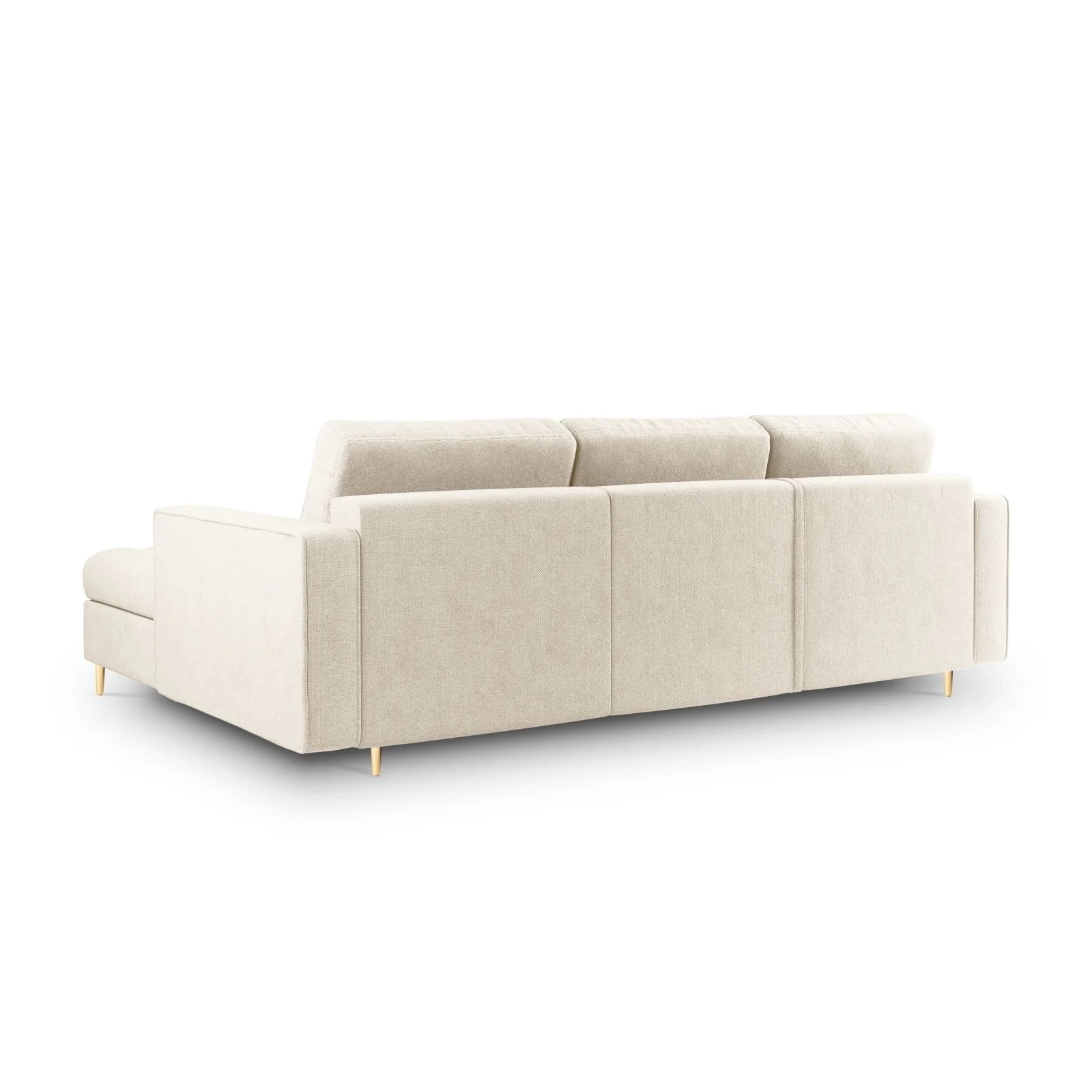 Aspen 5-Sitzer Ecksofa mit Schlaffunktion und Stauraum, Rechte Seite, aus Samt oder Strukturstoff, 240x175x96 cm - Image 101