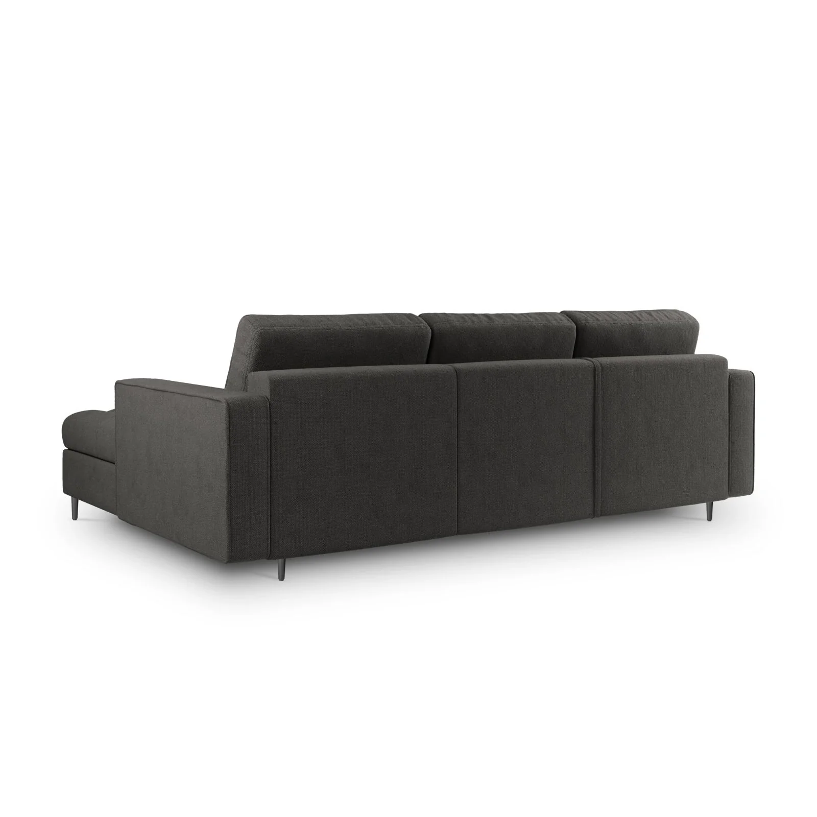 Aspen 5-Sitzer Ecksofa mit Schlaffunktion und Stauraum, Rechte Seite, aus Samt oder Strukturstoff, 240x175x96 cm - Image 143