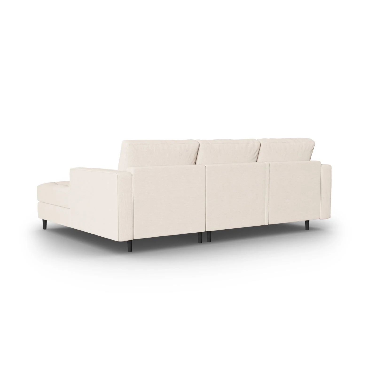Aspen 5-Sitzer Ecksofa mit Schlaffunktion und Stauraum, Rechte Seite, aus Samt oder Strukturstoff, 240x175x96 cm - Image 150