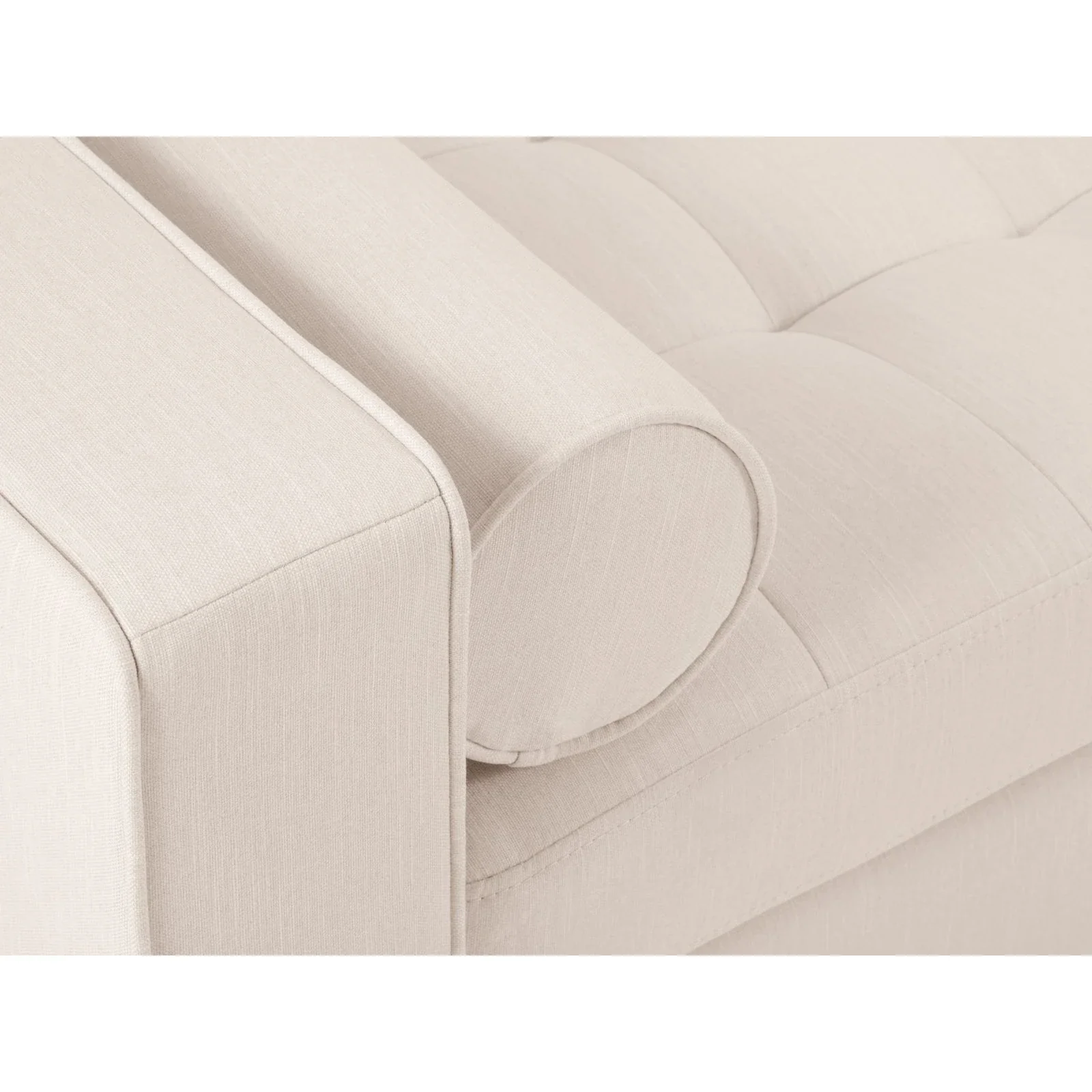 Aspen 5-Sitzer Ecksofa mit Schlaffunktion und Stauraum, Rechte Seite, aus Samt oder Strukturstoff, 240x175x96 cm - Image 152