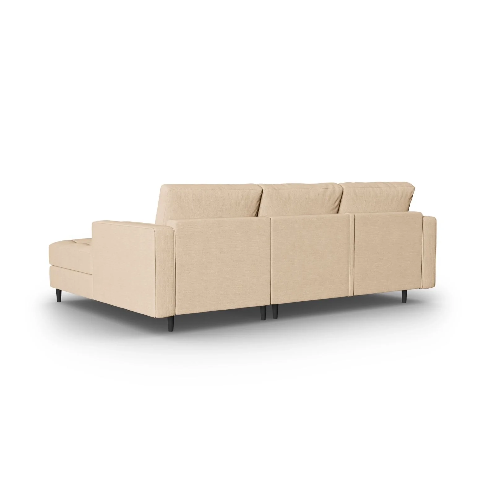 Aspen 5-Sitzer Ecksofa mit Schlaffunktion und Stauraum, Rechte Seite, aus Samt oder Strukturstoff, 240x175x96 cm - Image 158